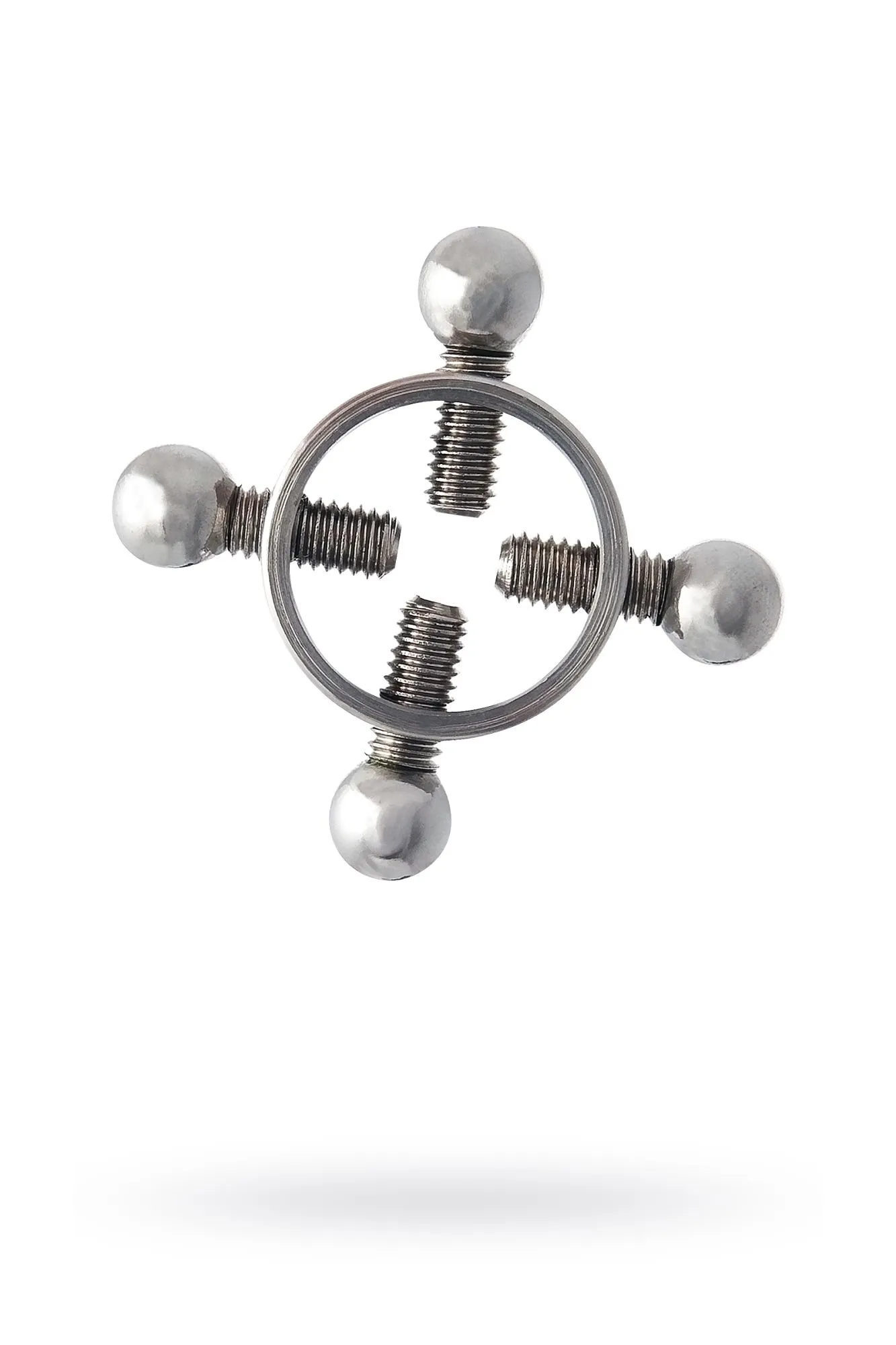 зажимы для сосков metal by toyfa, металл, серебряные, 2,6 см в Мурманске