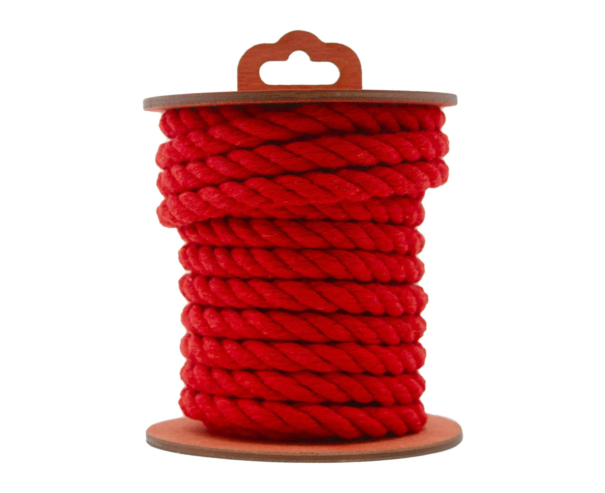 хлопковая веревка для шибари, на катушке красная, 5 м в Мурманске