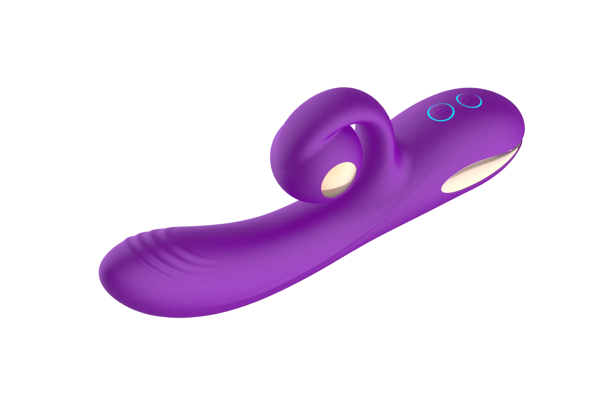 силиконовый вибратор-кролик с функцией вращения sw3052-purple в Мурманске