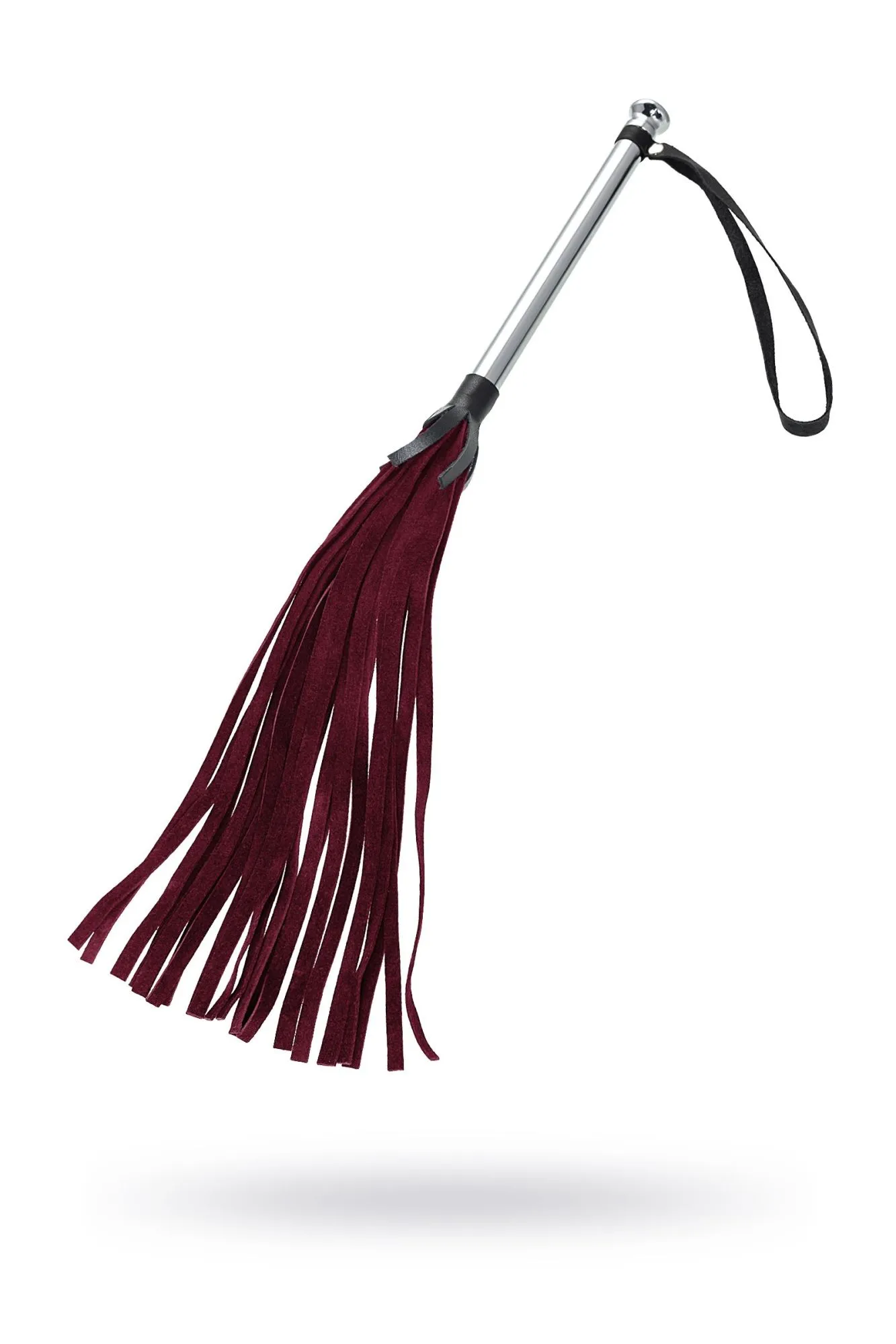 плеть pecado bdsm, «бургундия», натуральный велюр, красная в Мурманске