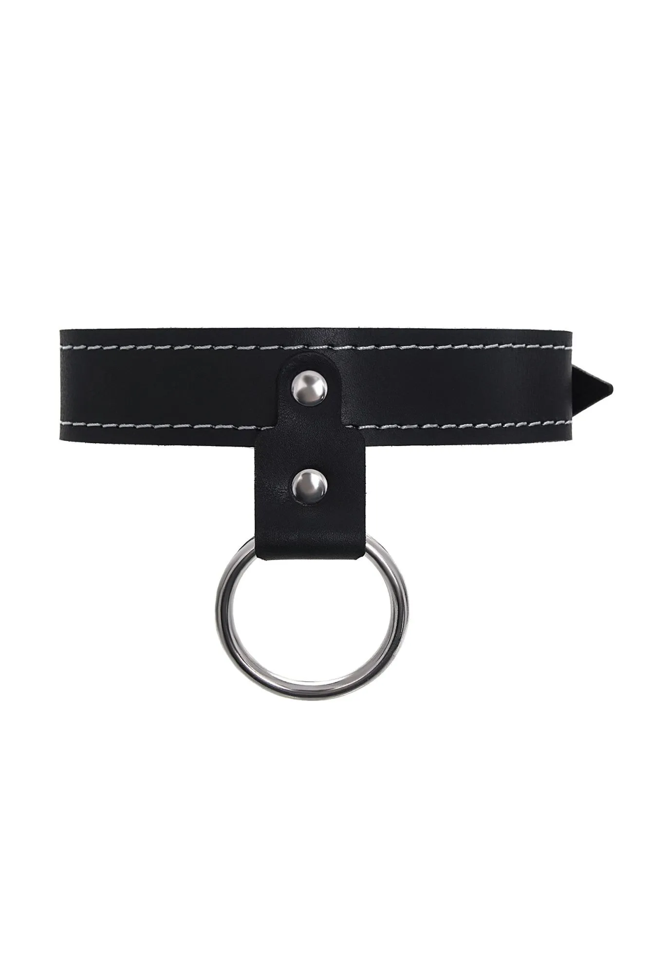 ошейник pecado bdsm, однослойный pecado bdsm, узкий, натуральная кожа, черный в Мурманске