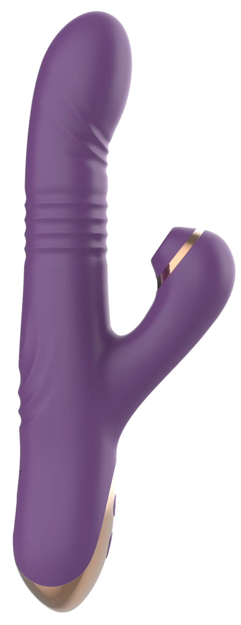 силиконовый вибратор с возвратно-поступательной стимуляцией sw24126-purple в Мурманске