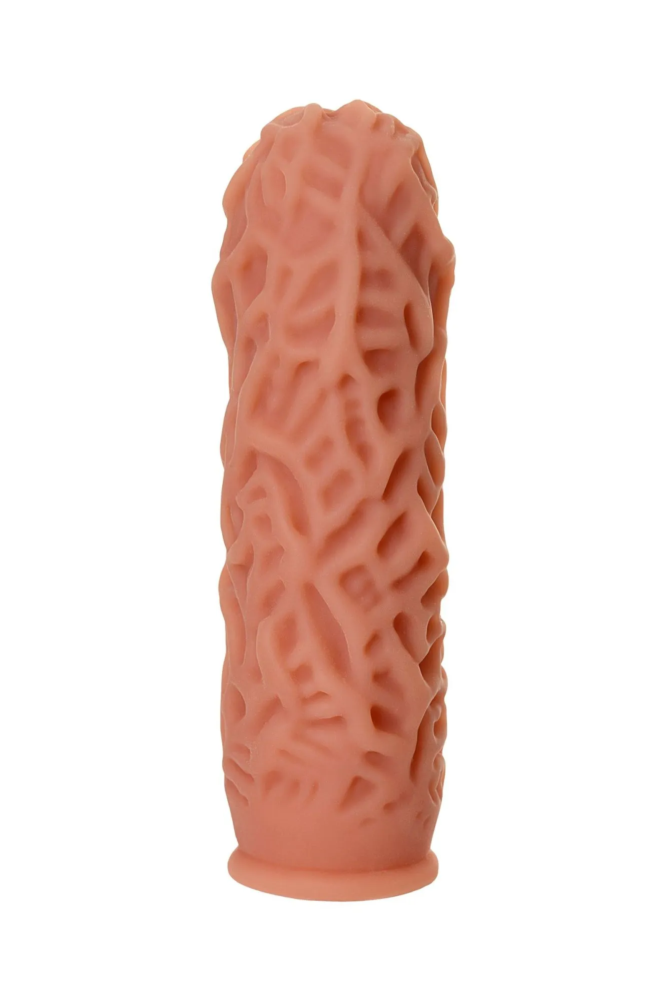 насадка kokos  с дополнительной стимуляцией, реалистичная,tpe, телесный, 12.7 см в Мурманске