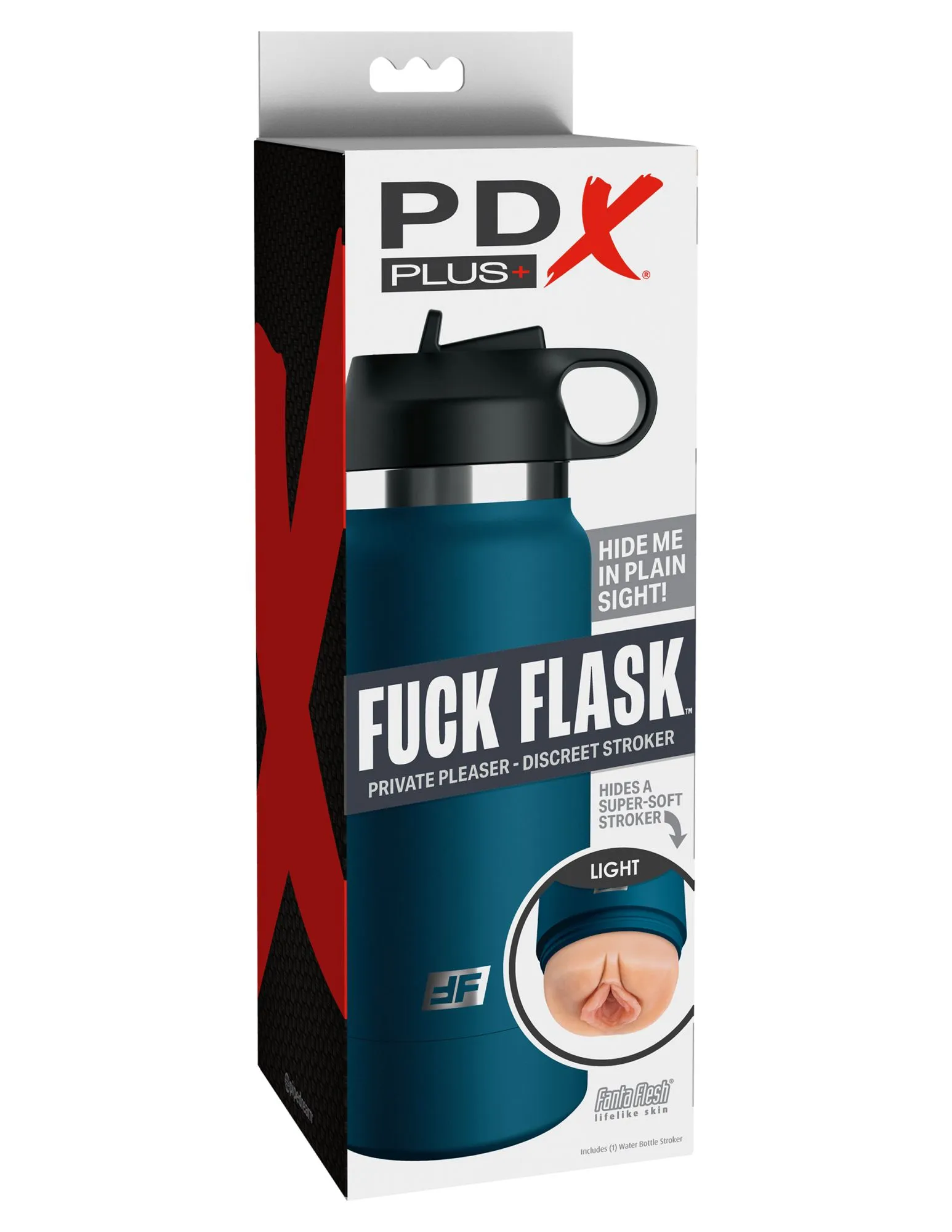 мастурбатор fap flask thrill seeker discreet stroker - black bottle - frosted pipedream rd62721pd в Мурманске