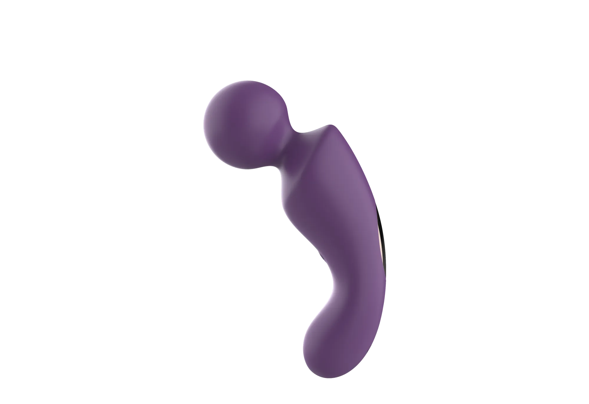 вибратор- вонд с изогнутым корпусом secwell sw24125-purple в Мурманске