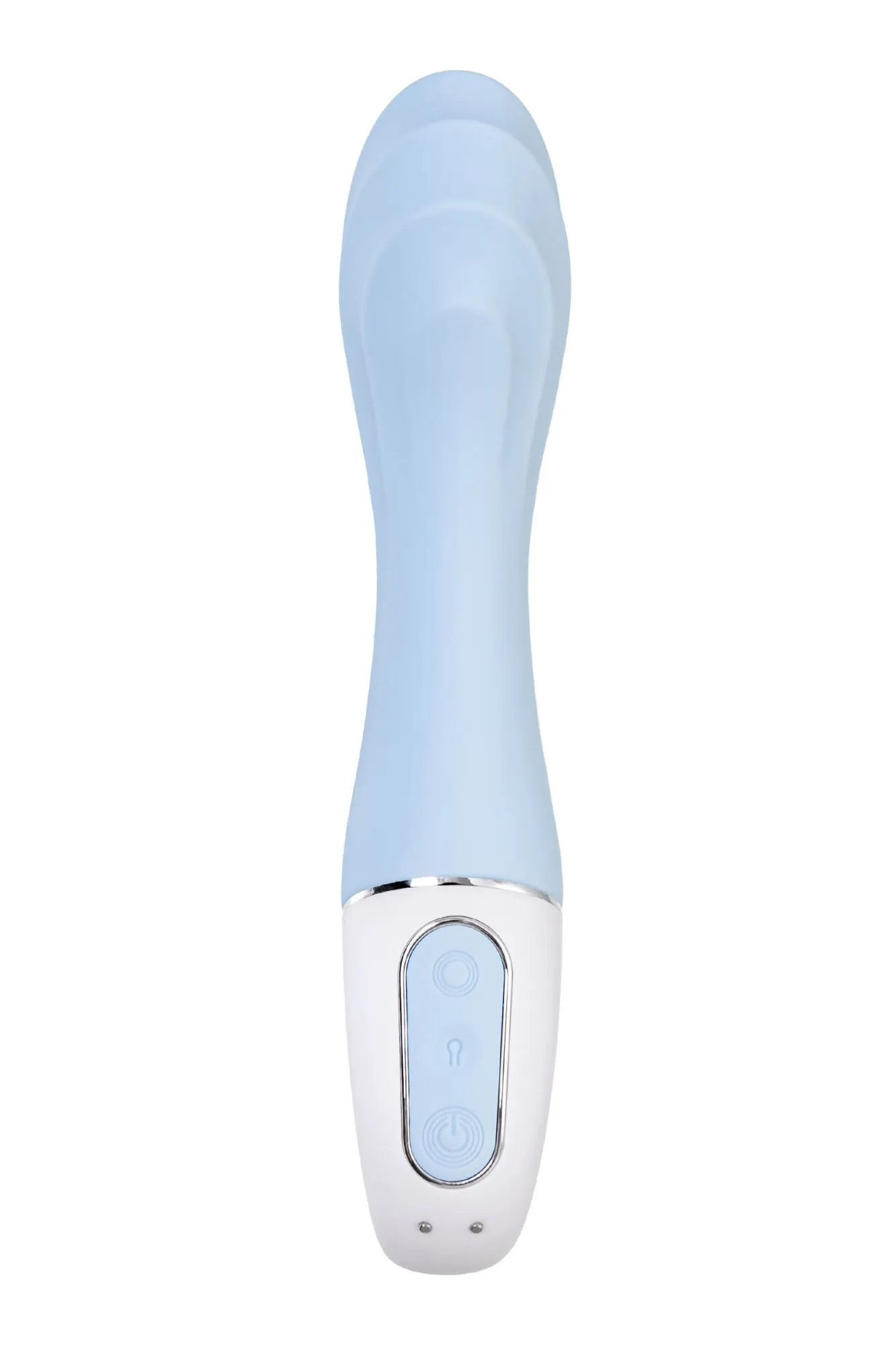 нереалистичный вибратор satisfyer air pump vibrator 5, силикон, голубой,  см. в Мурманске