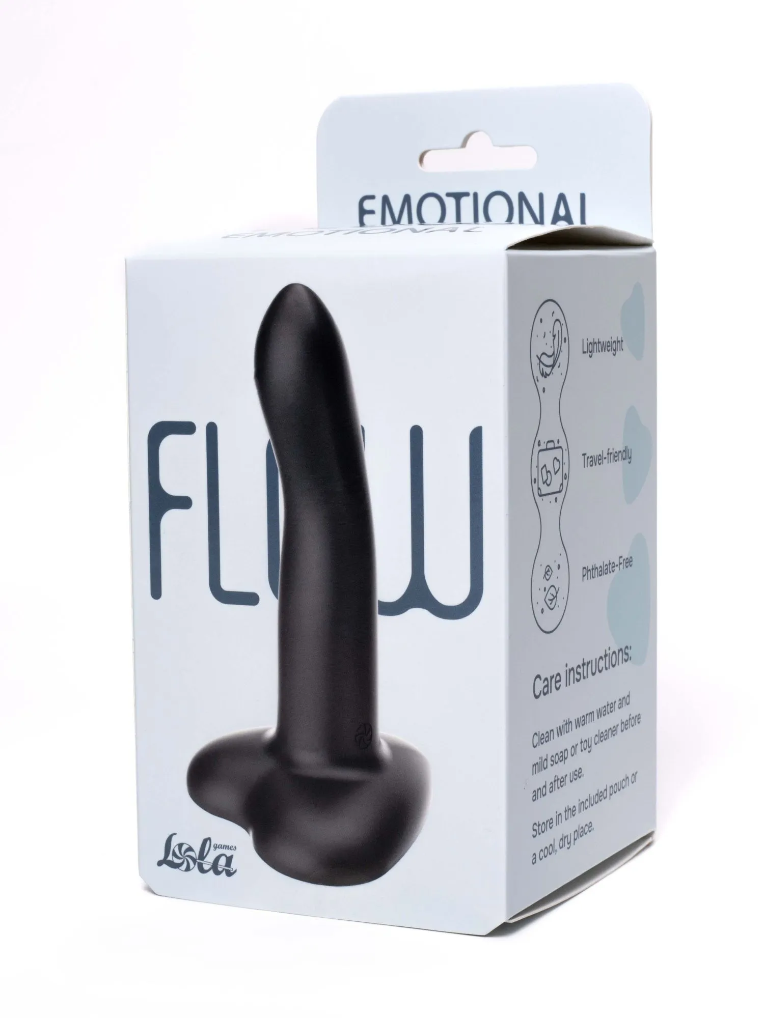 нереалистичный дилдо emotional black 2045-04lola в Мурманске