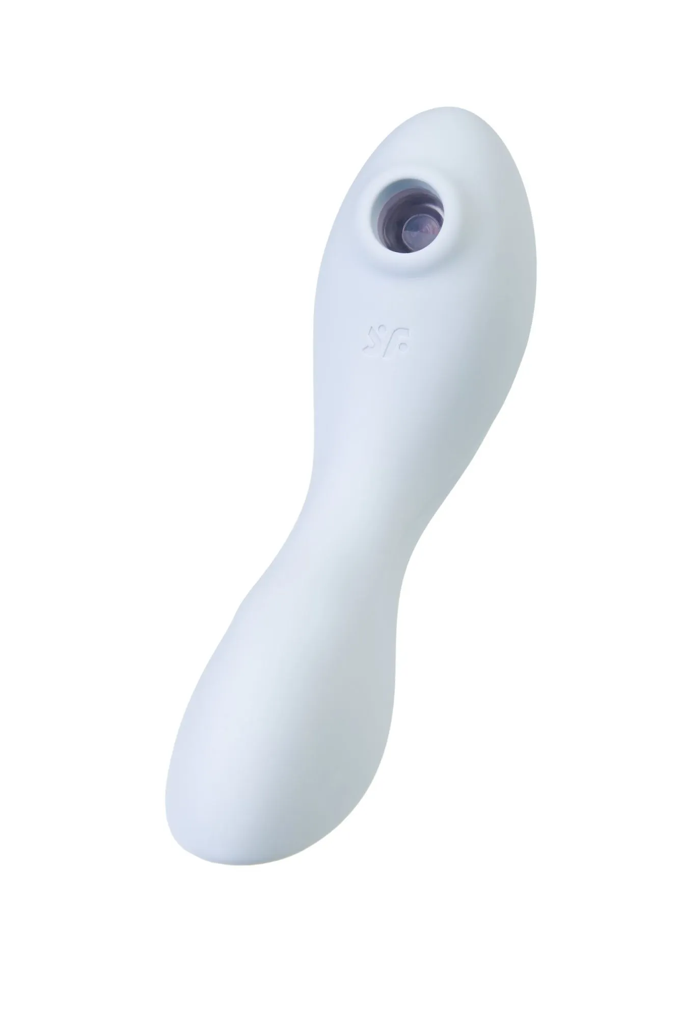вакуумный стимулятор клитора satisfyer curvy trinity 5+, голубой в Мурманске
