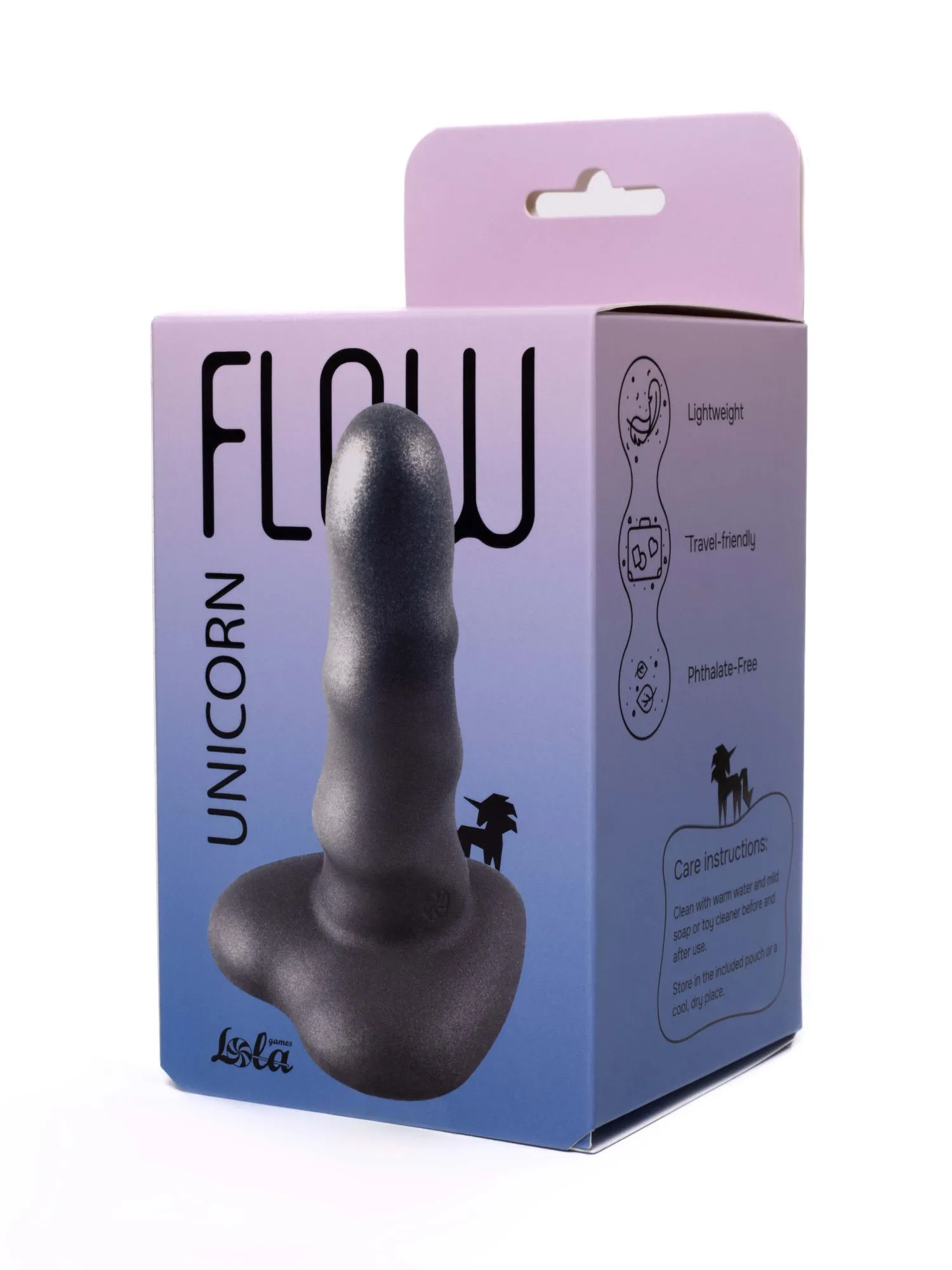 нереалистичный дилдо unicorn mini black 2047-03lola в Мурманске