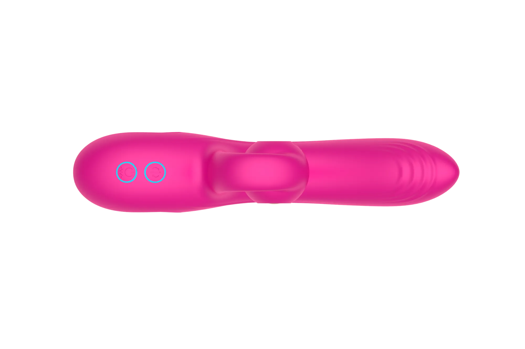 силиконовый вибратор-кролик с функцией вращения sw3052-hot-pink в Мурманске