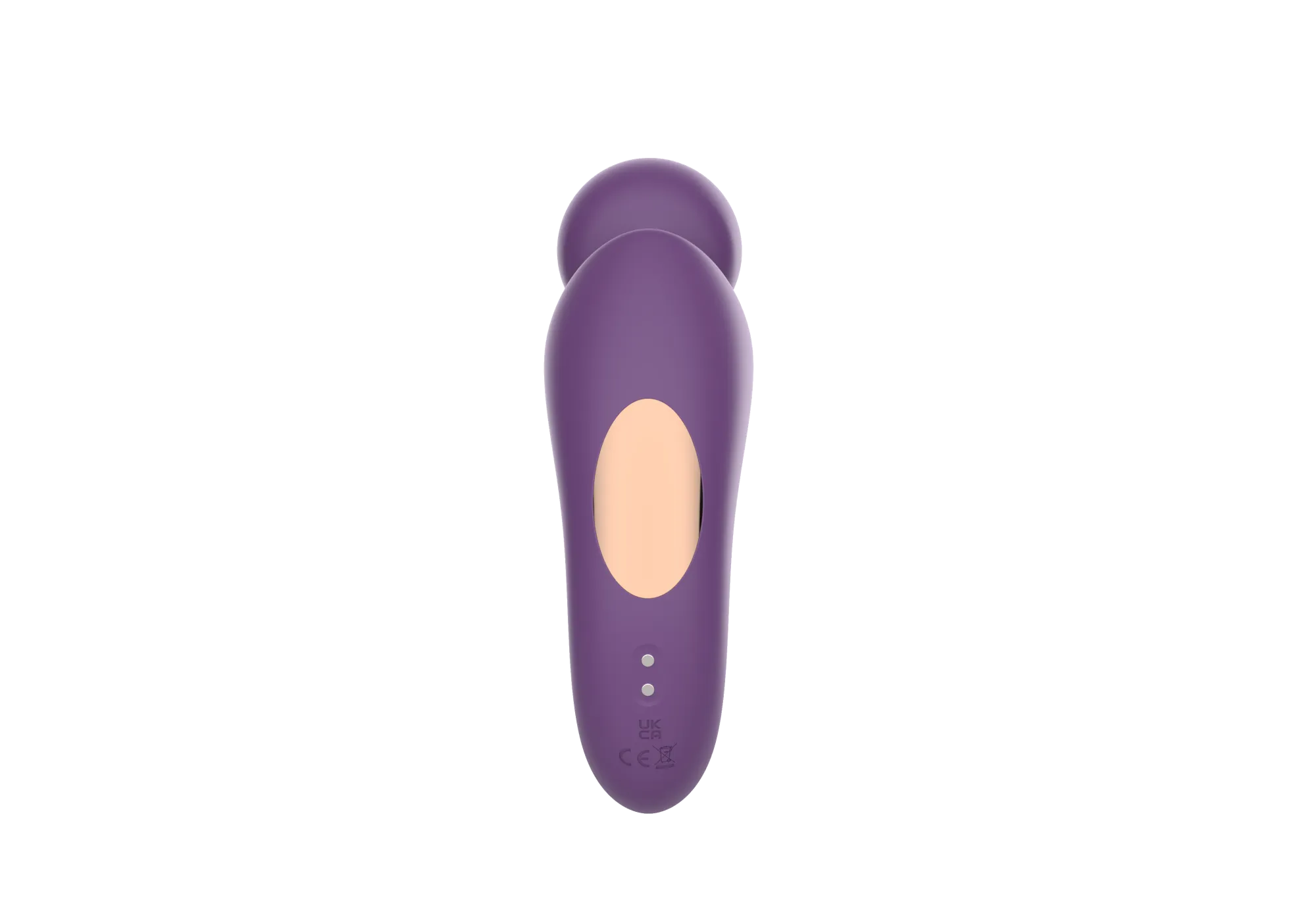 вибратор- вонд с изогнутым корпусом secwell sw24125-purple в Мурманске