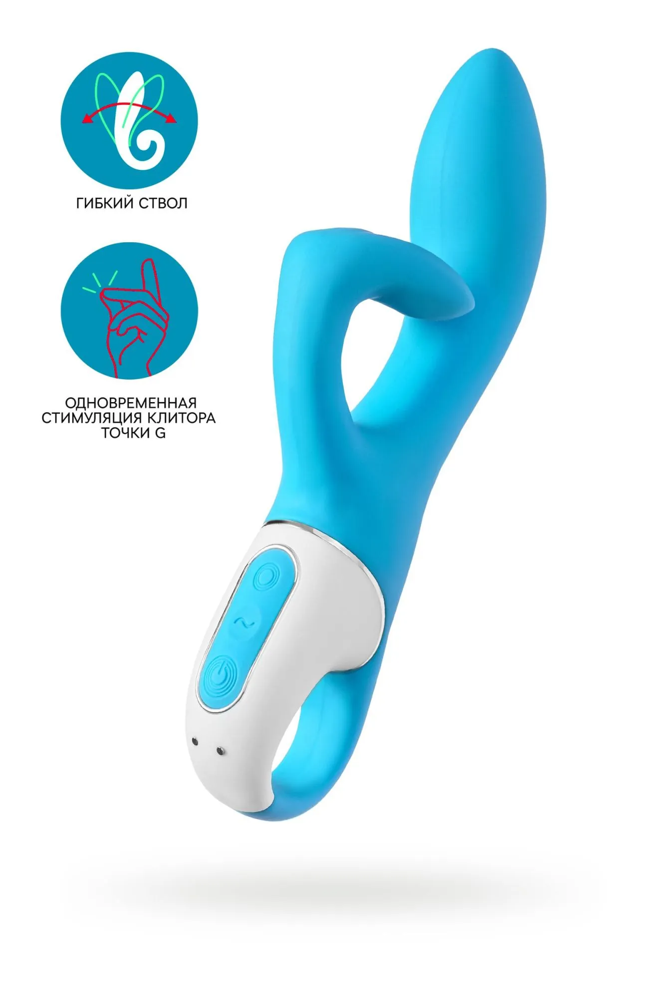 нереалистичный вибратор satisfyer embrace me, силикон, синий в Мурманске