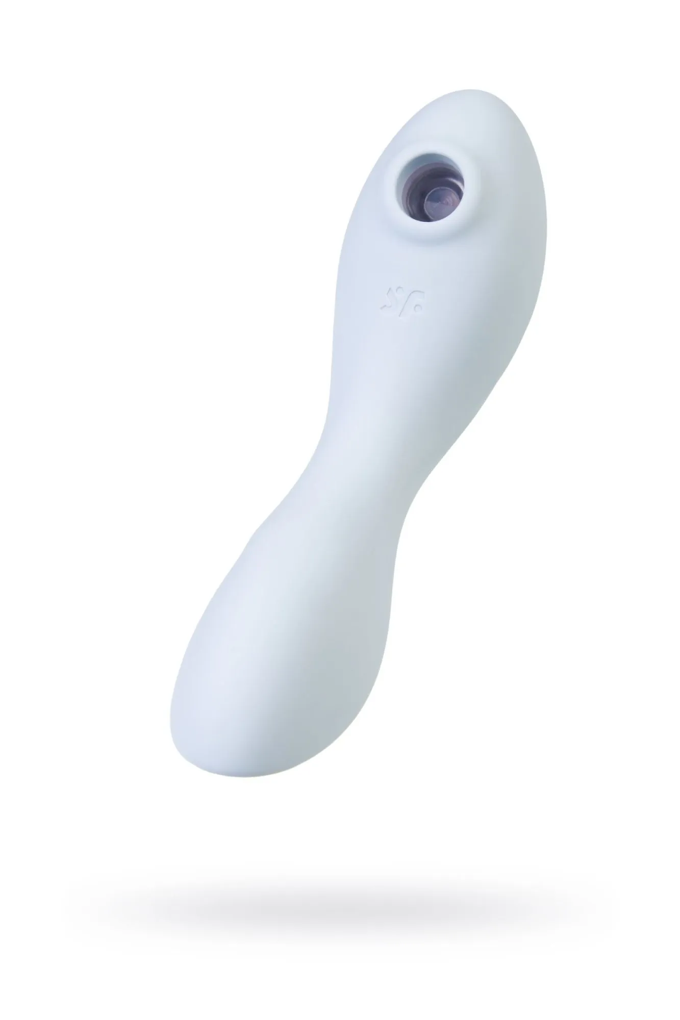 вакуумный стимулятор клитора satisfyer curvy trinity 5+, голубой в Мурманске