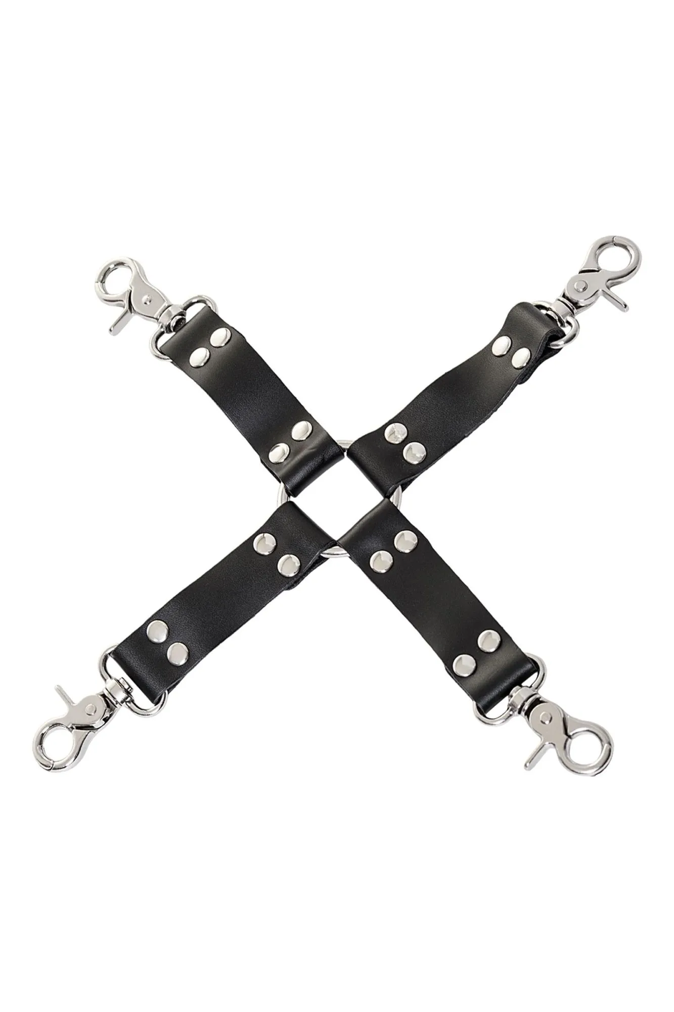 переходник бондажный toyfa theatre, кожанный, черный в Мурманске