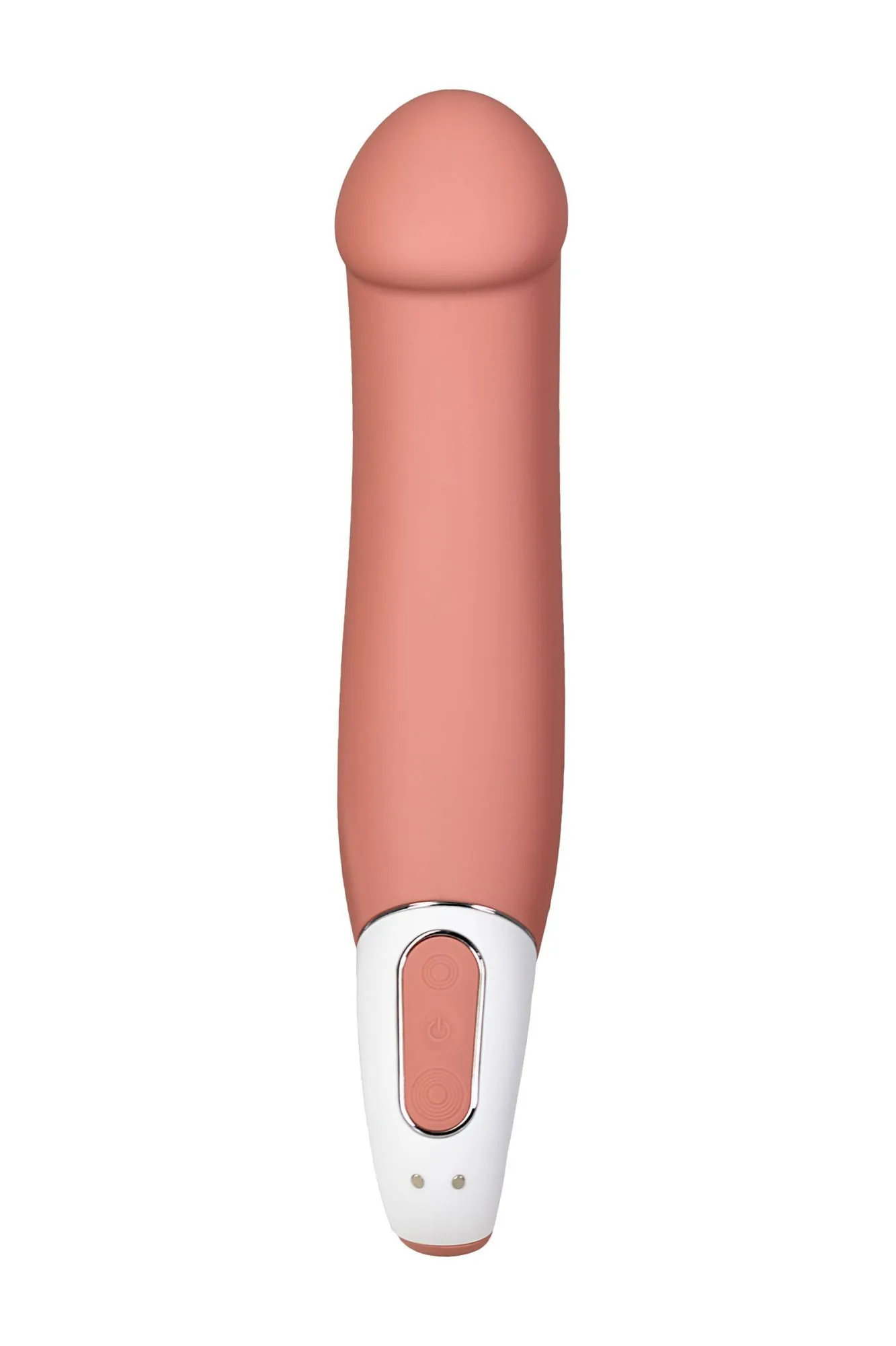 нереалистичный вибратор satisfyer vibes master, силикон, бежевый, 23,5 см. в Мурманске