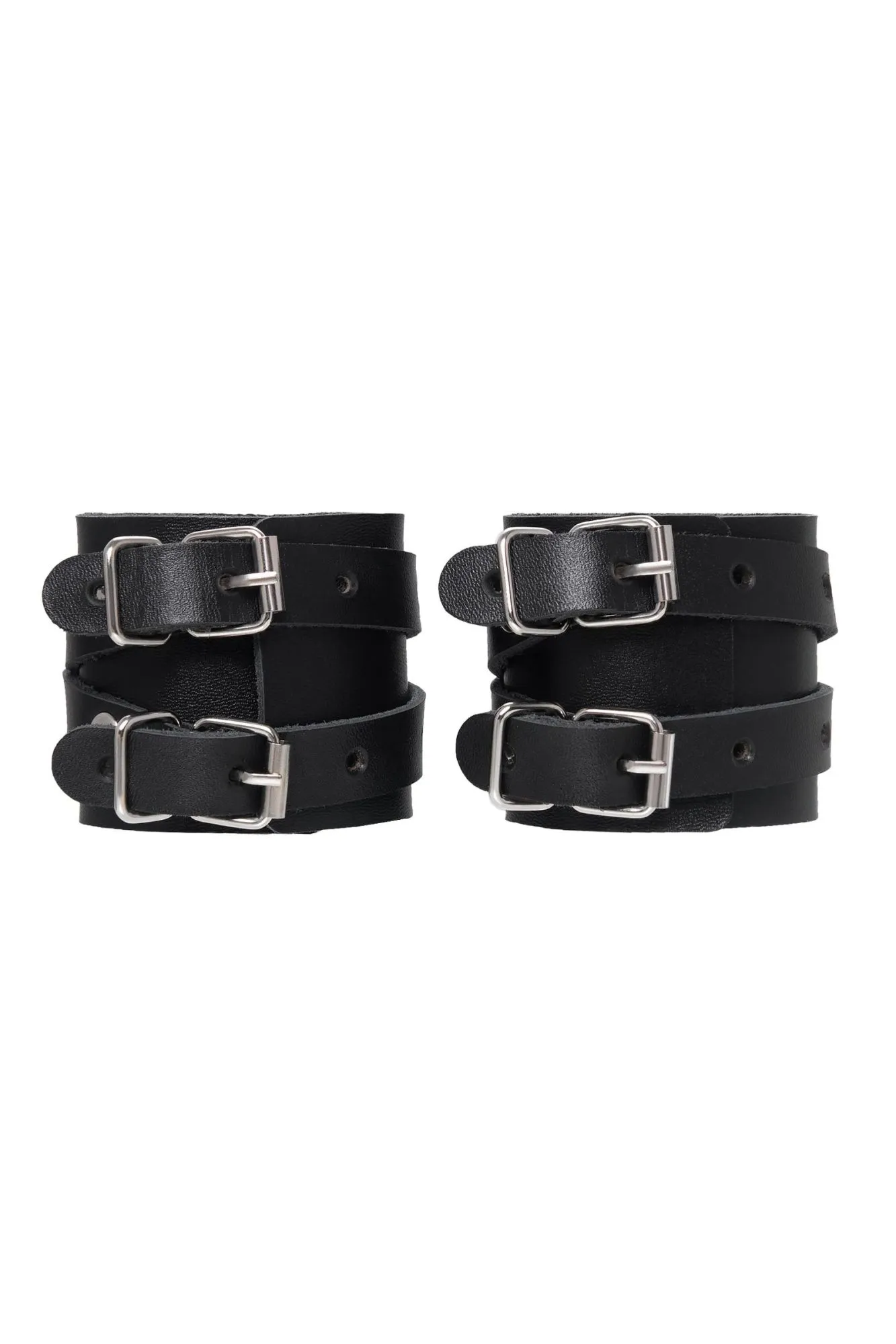 наручники pecado bdsm, с двумя перекрёстными ремешками, оригинальная сцепка, натуральная кожа в Мурманске