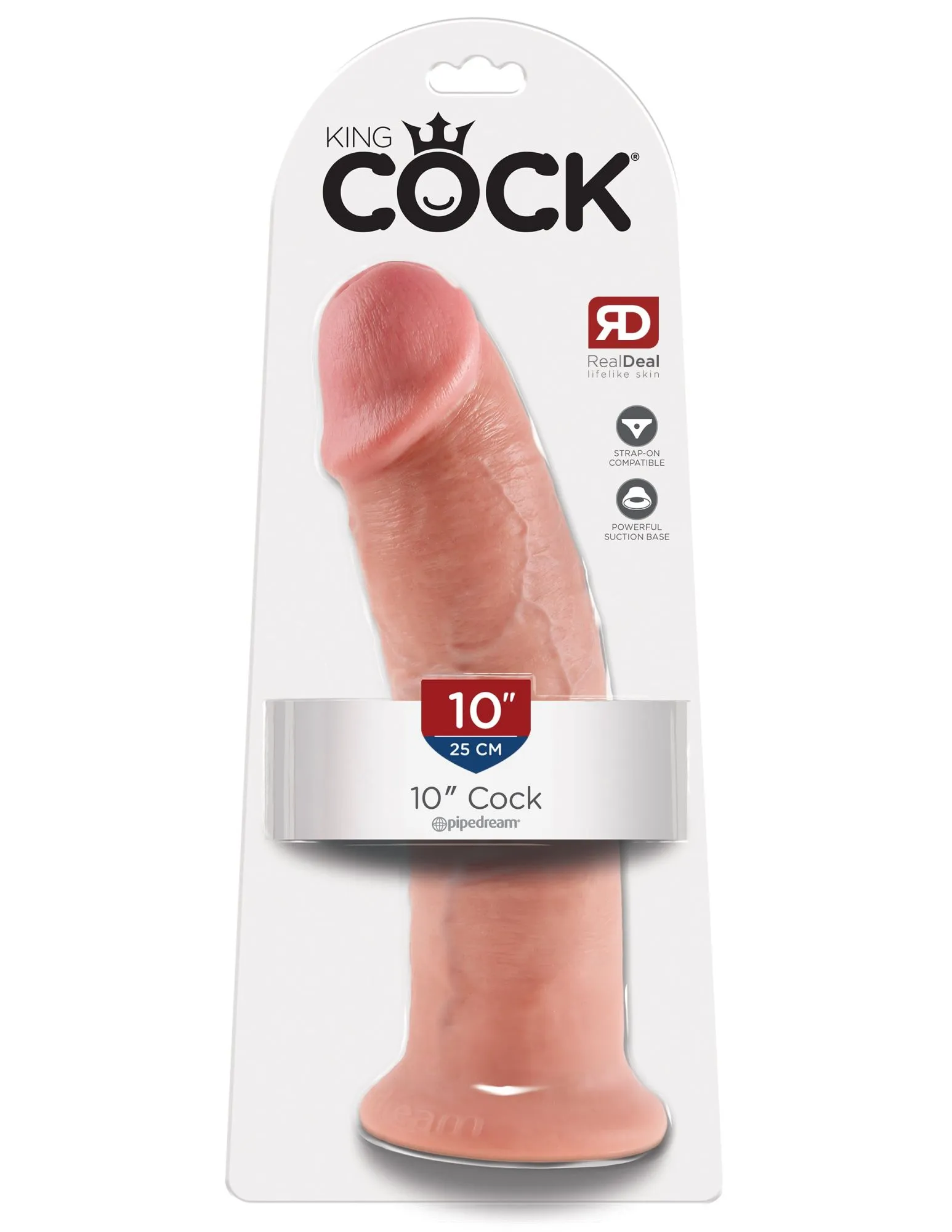 фаллоимитатор king cock 25 см cock pipedream 550521pd в Мурманске
