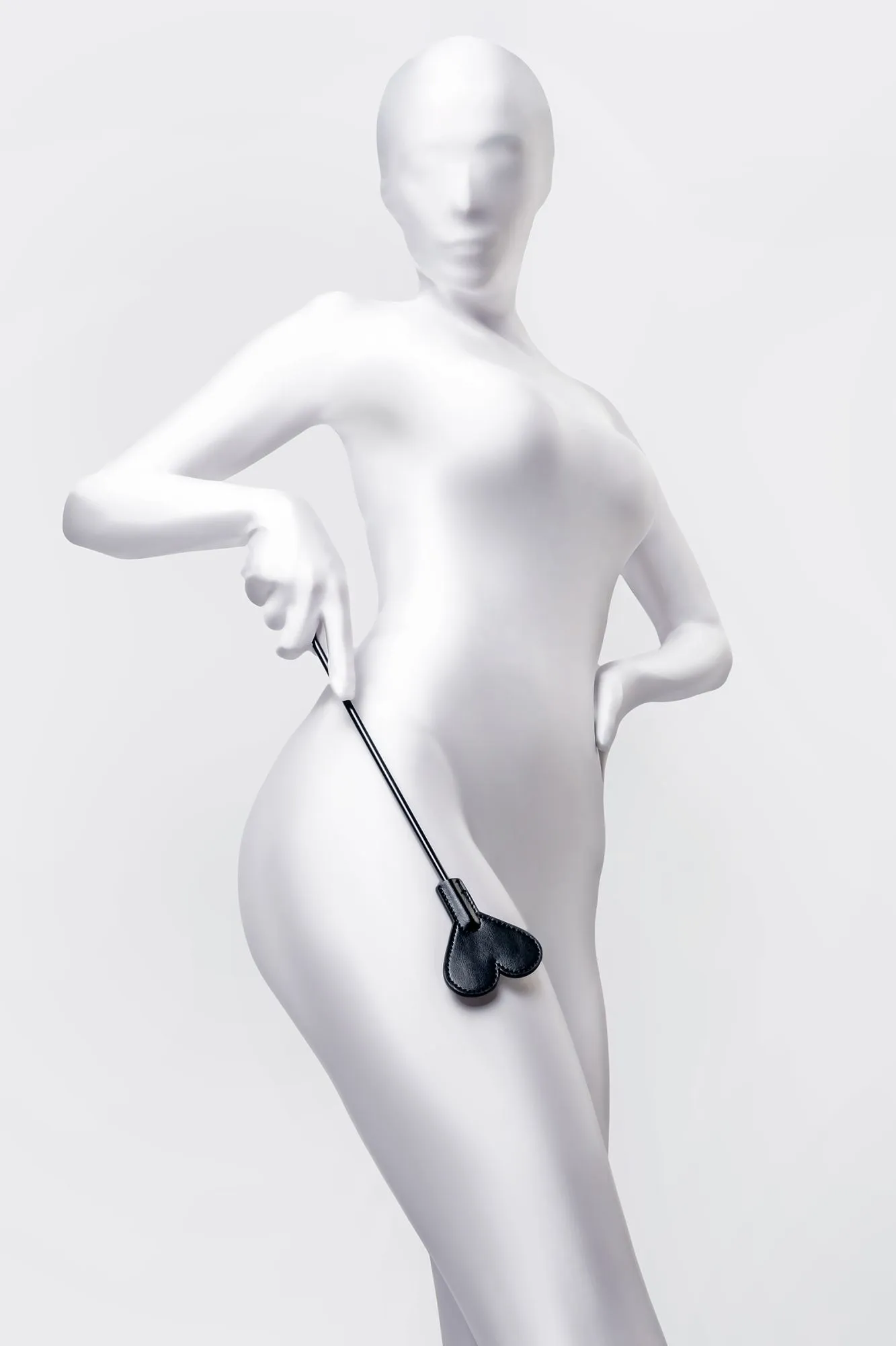 стек anonymo #0008, pu кожа, черный, 35 см в Мурманске