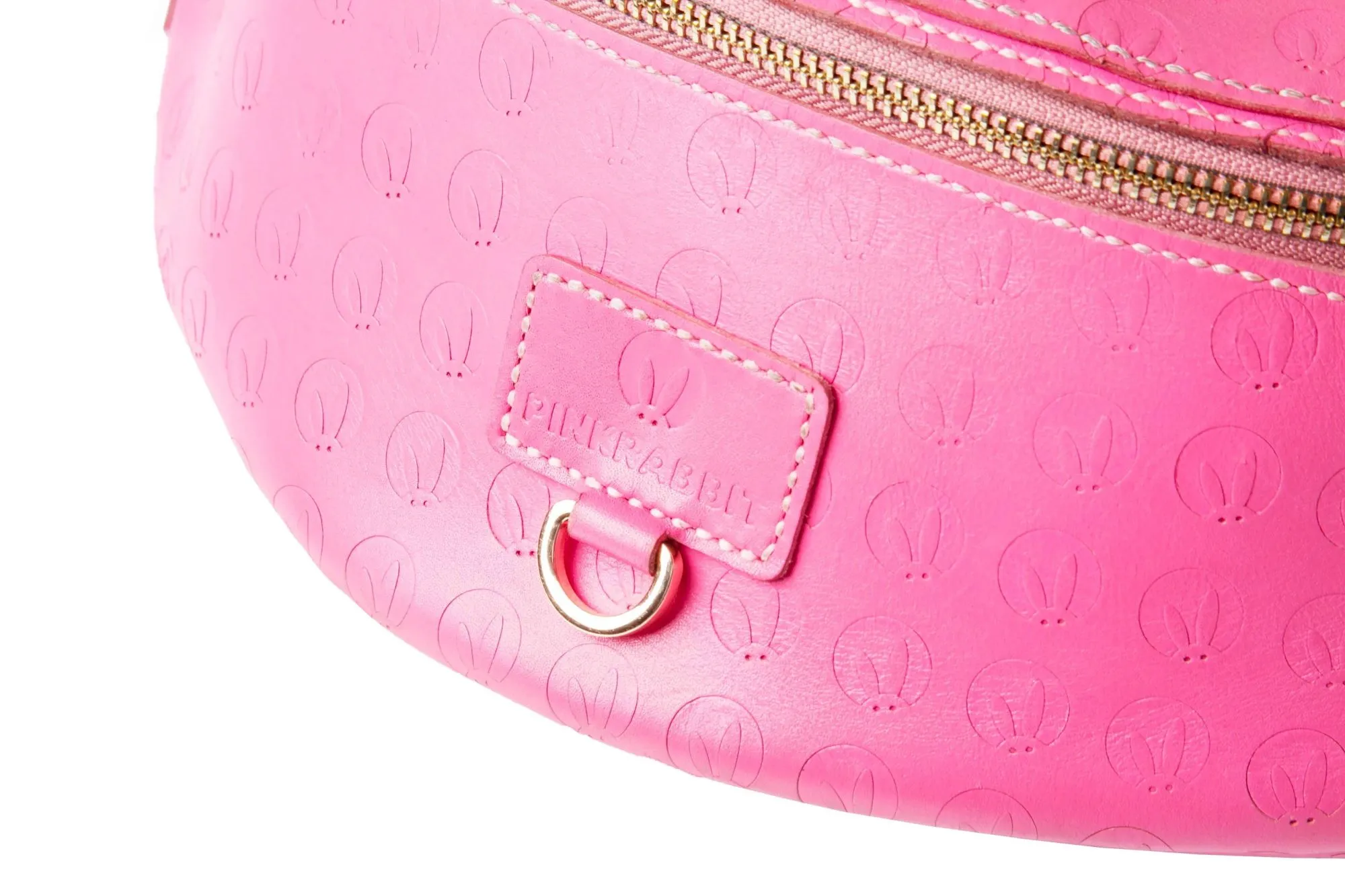 бананка розовая с кольцом и принтом в Мурманске