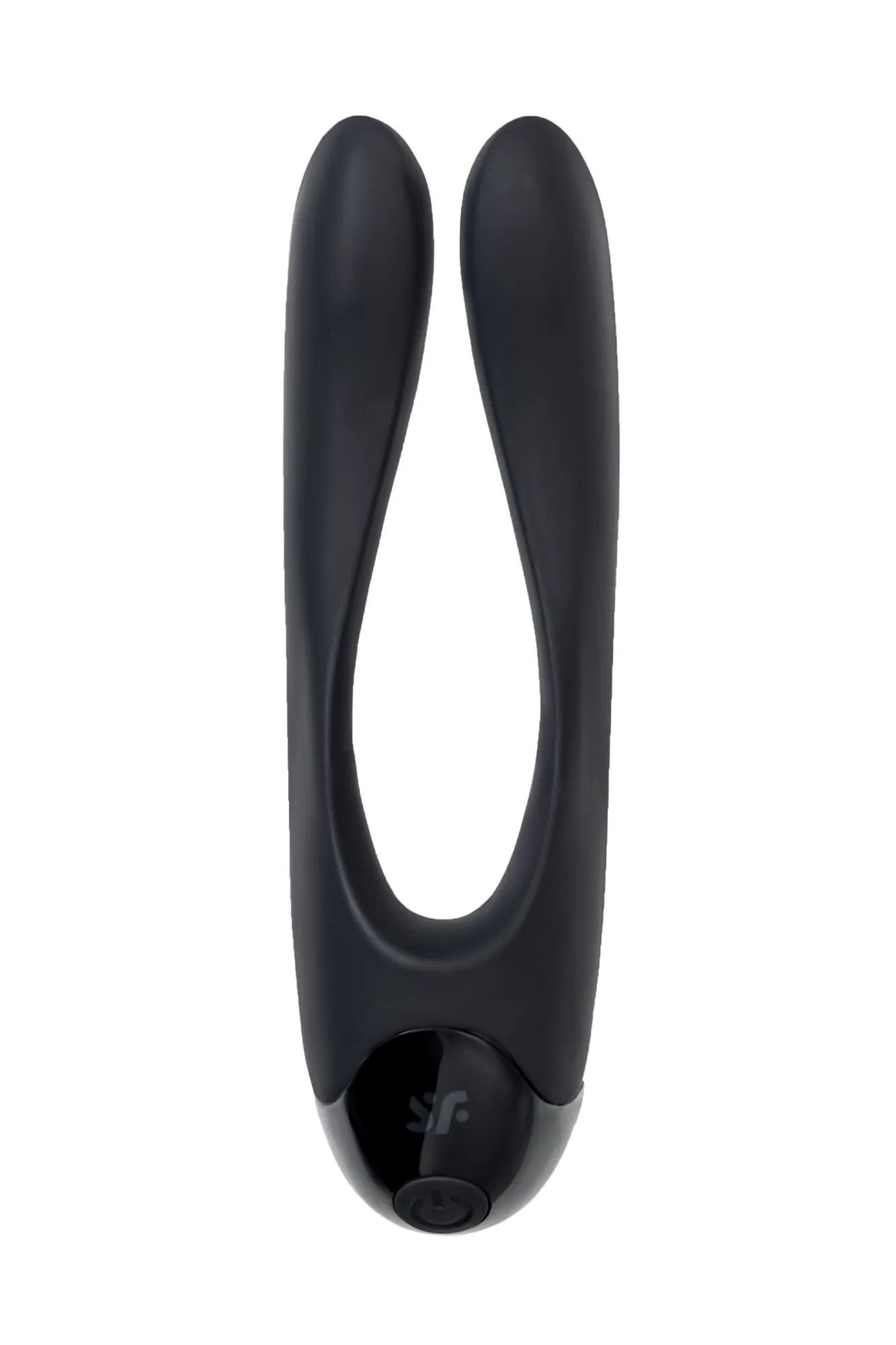 многофункциональный стимулятор для пар satisfyer partner candy cane, силикон, чёрный в Мурманске