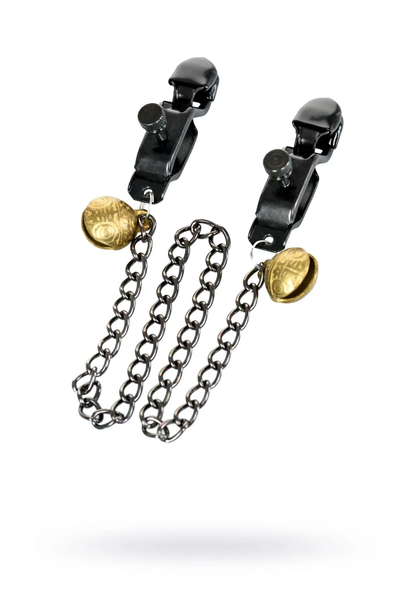 зажимы для сосков toyfa theatre, с цепочкой, металл, черные в Мурманске