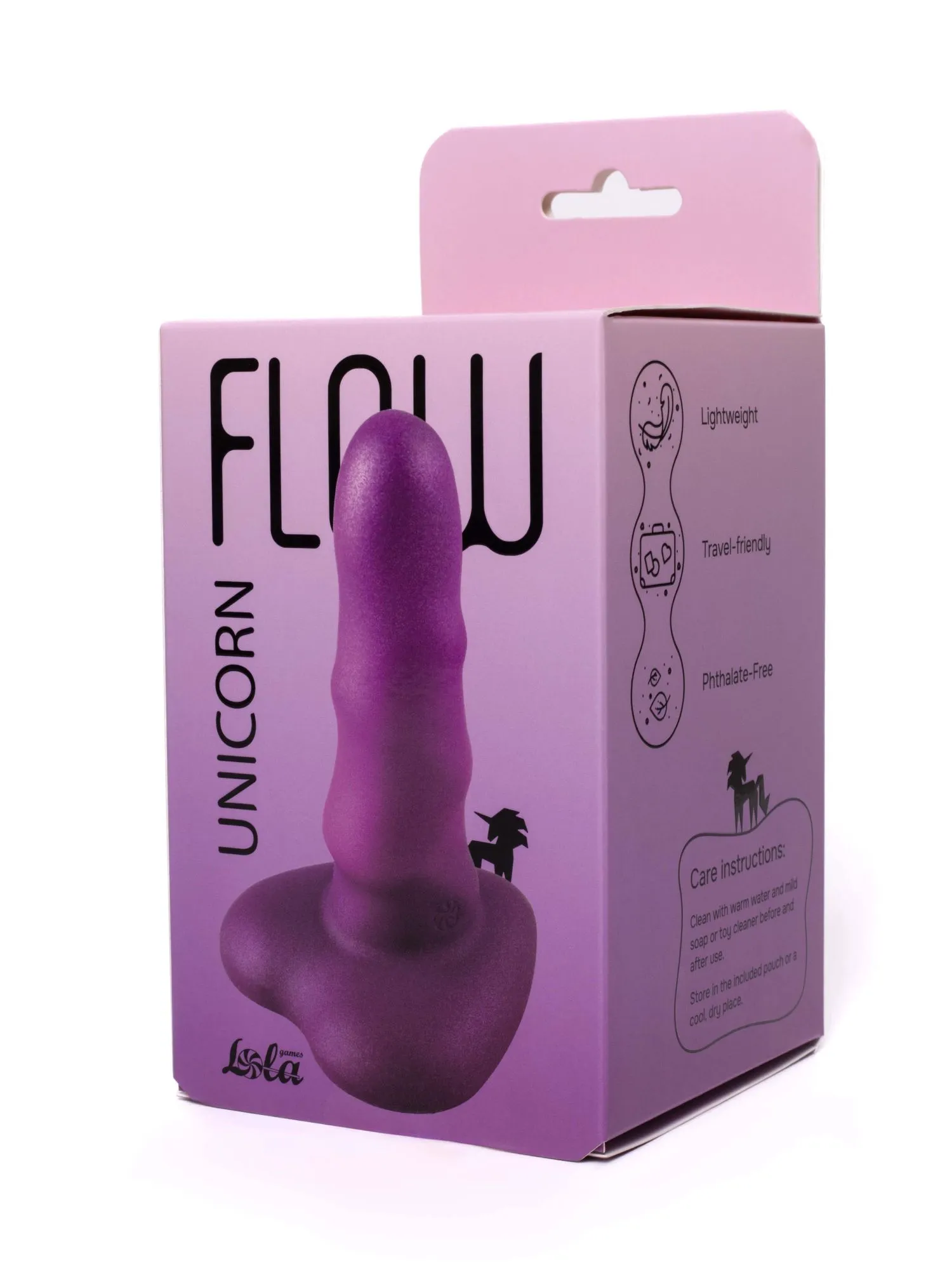 нереалистичный дилдо unicorn mini purple 2047-04lola в Мурманске