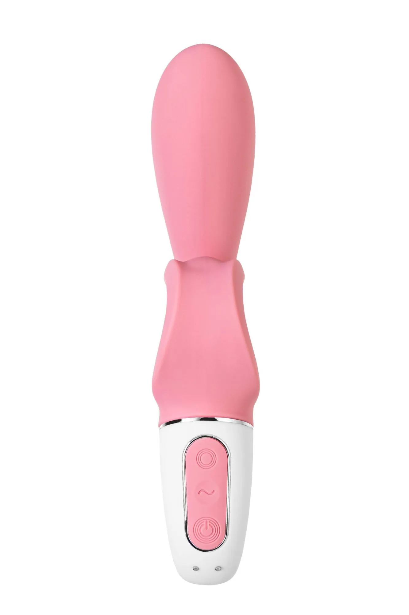 нереалистичный вибратор satisfyer hug me, силикон, розовый в Мурманске