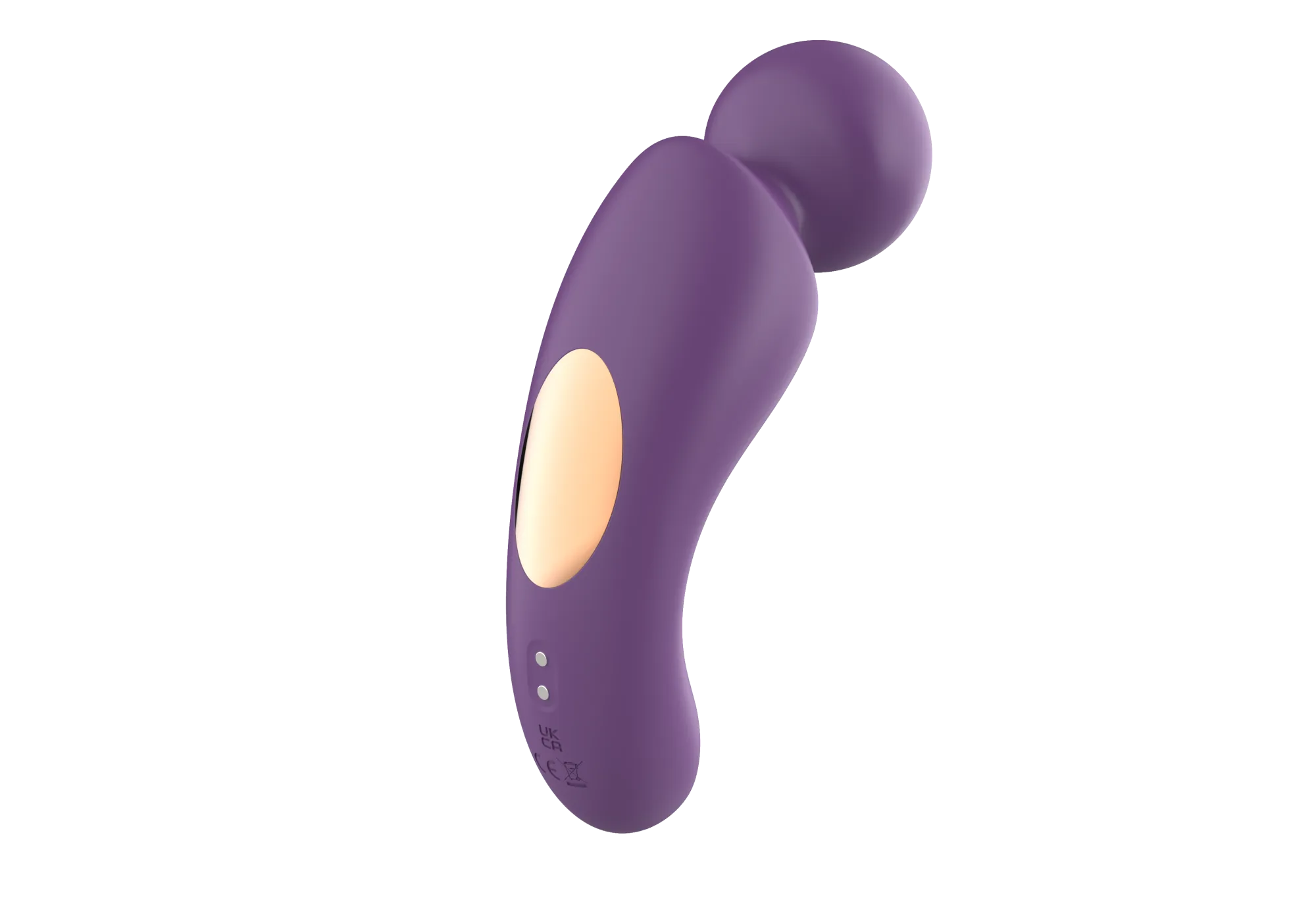 вибратор- вонд с изогнутым корпусом secwell sw24125-purple в Мурманске