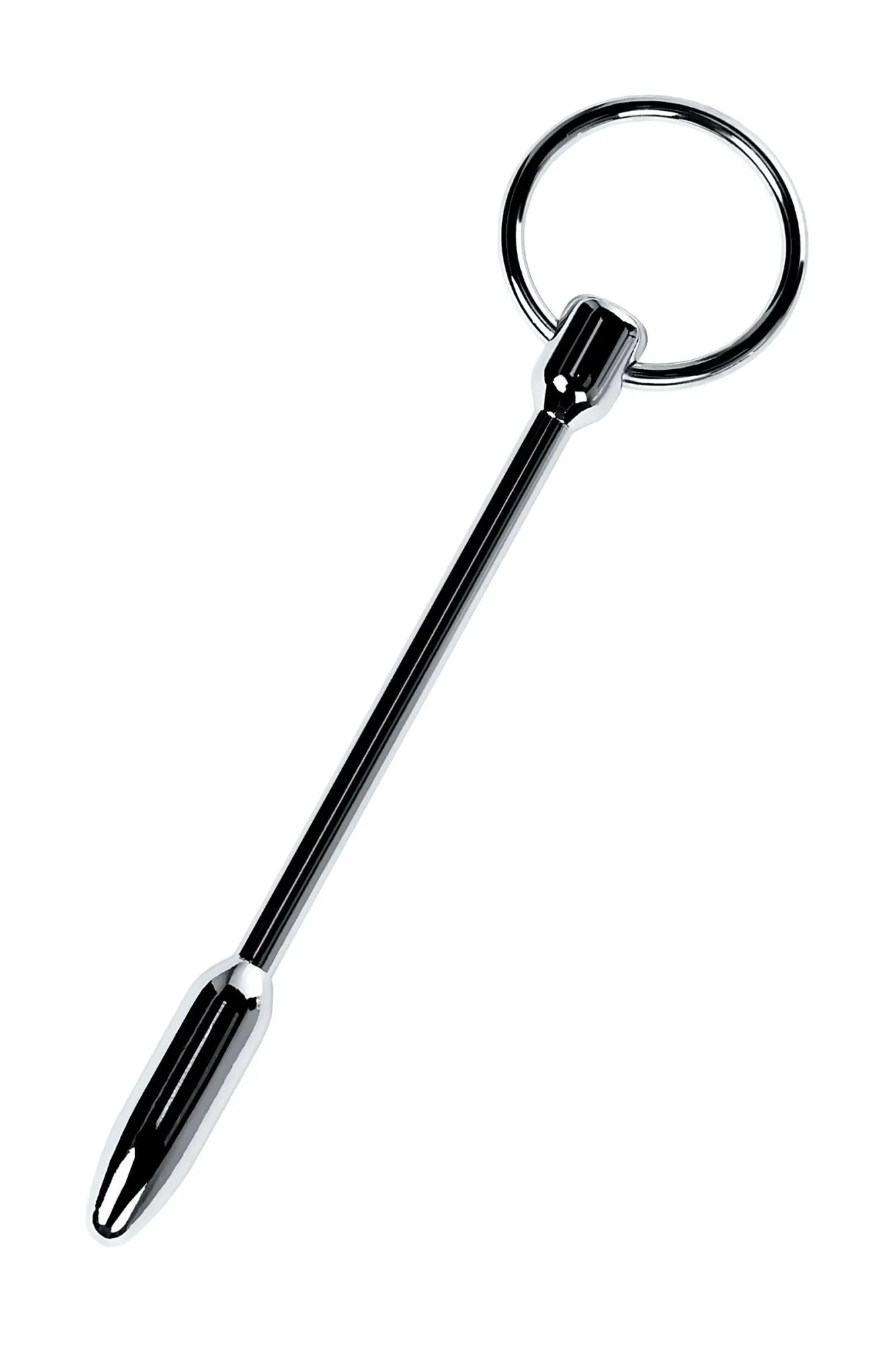 уретральный плаг-пуля toyfa metal с кольцом в основании, серебряный в Мурманске