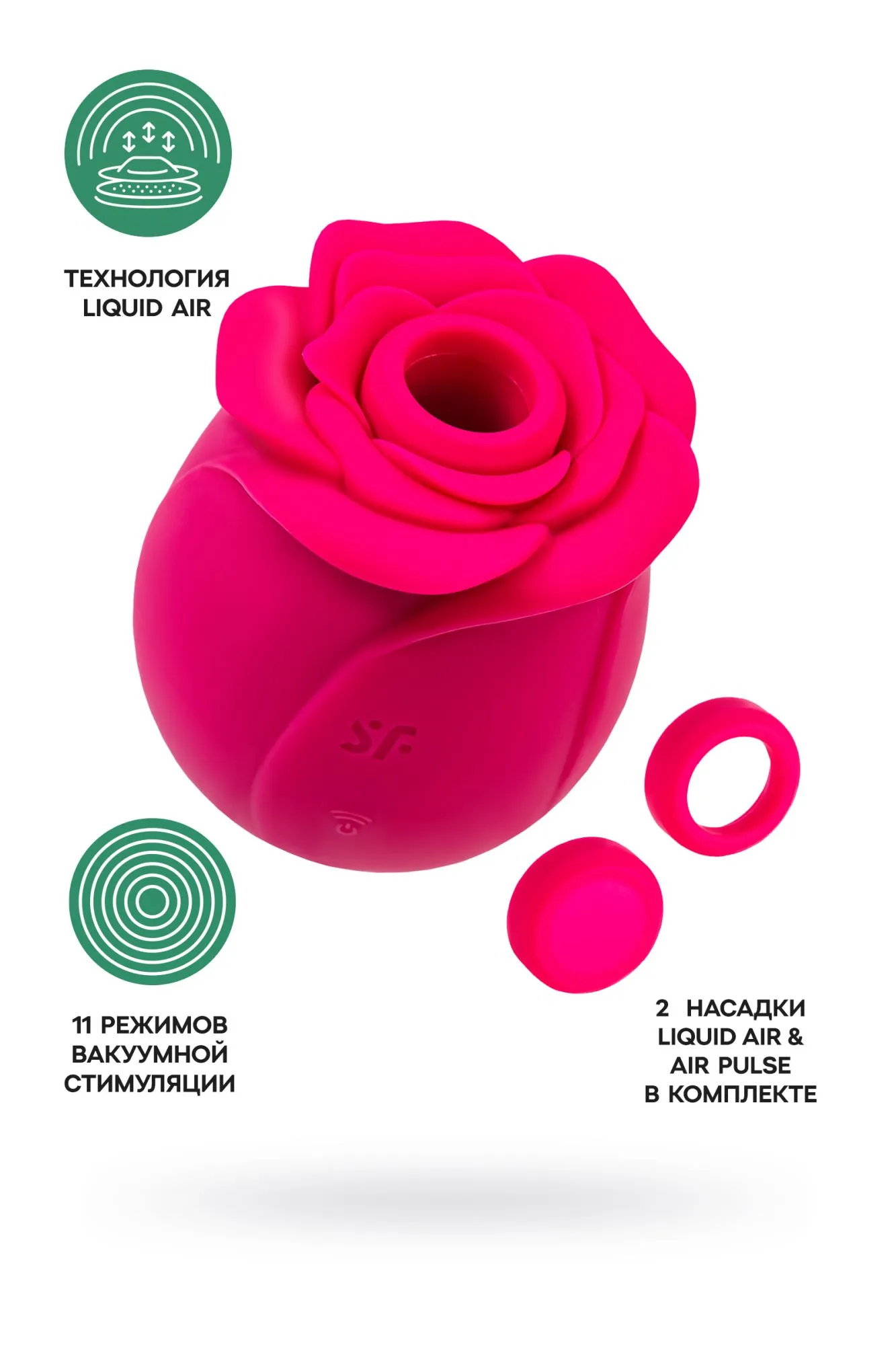 вакуум-волновой стимулятор клитора satisfyer pro 2 classic blossom, силикон, бордовый в Мурманске