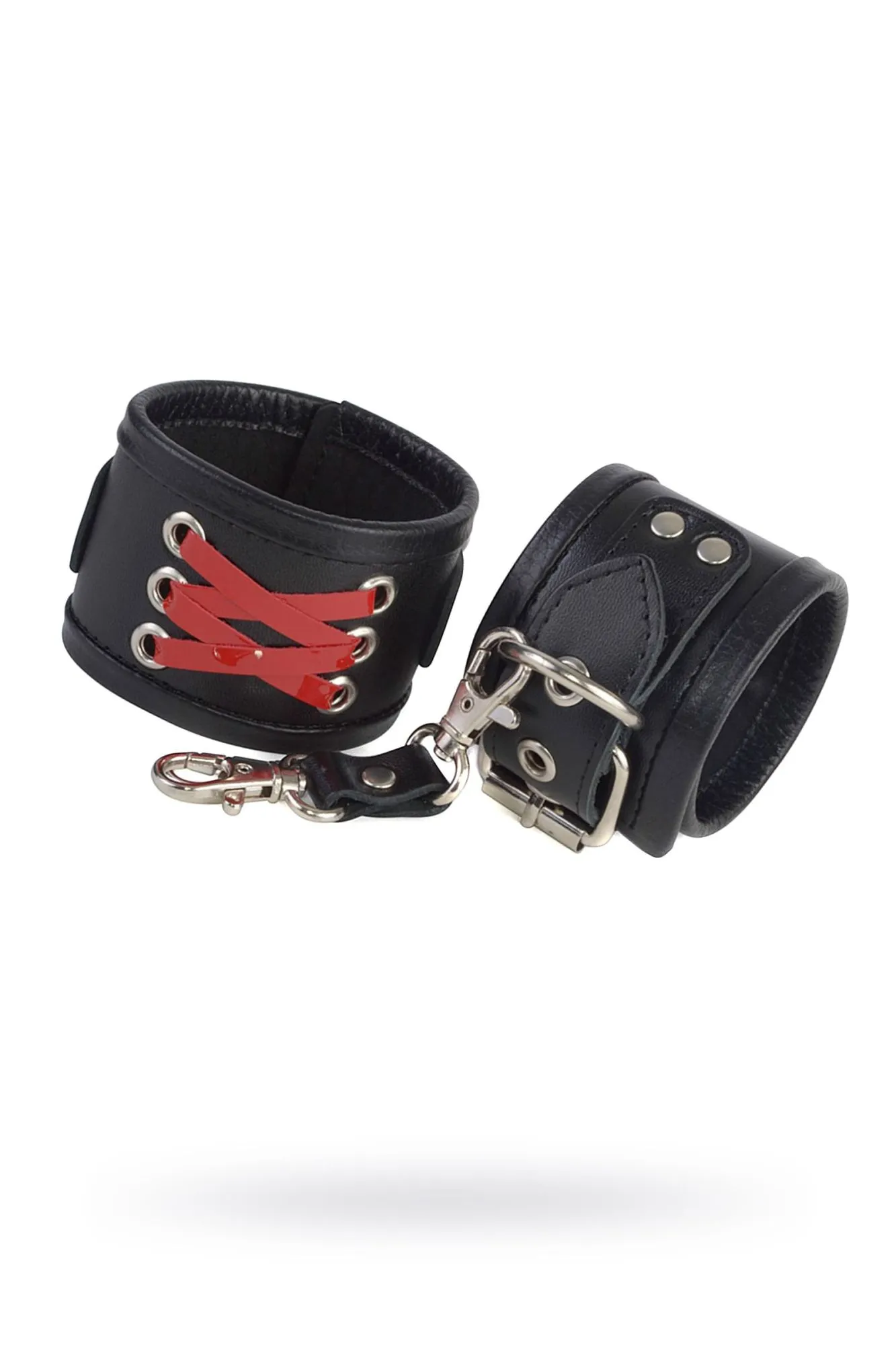 наручники sitabella, кожа, чёрные в Мурманске