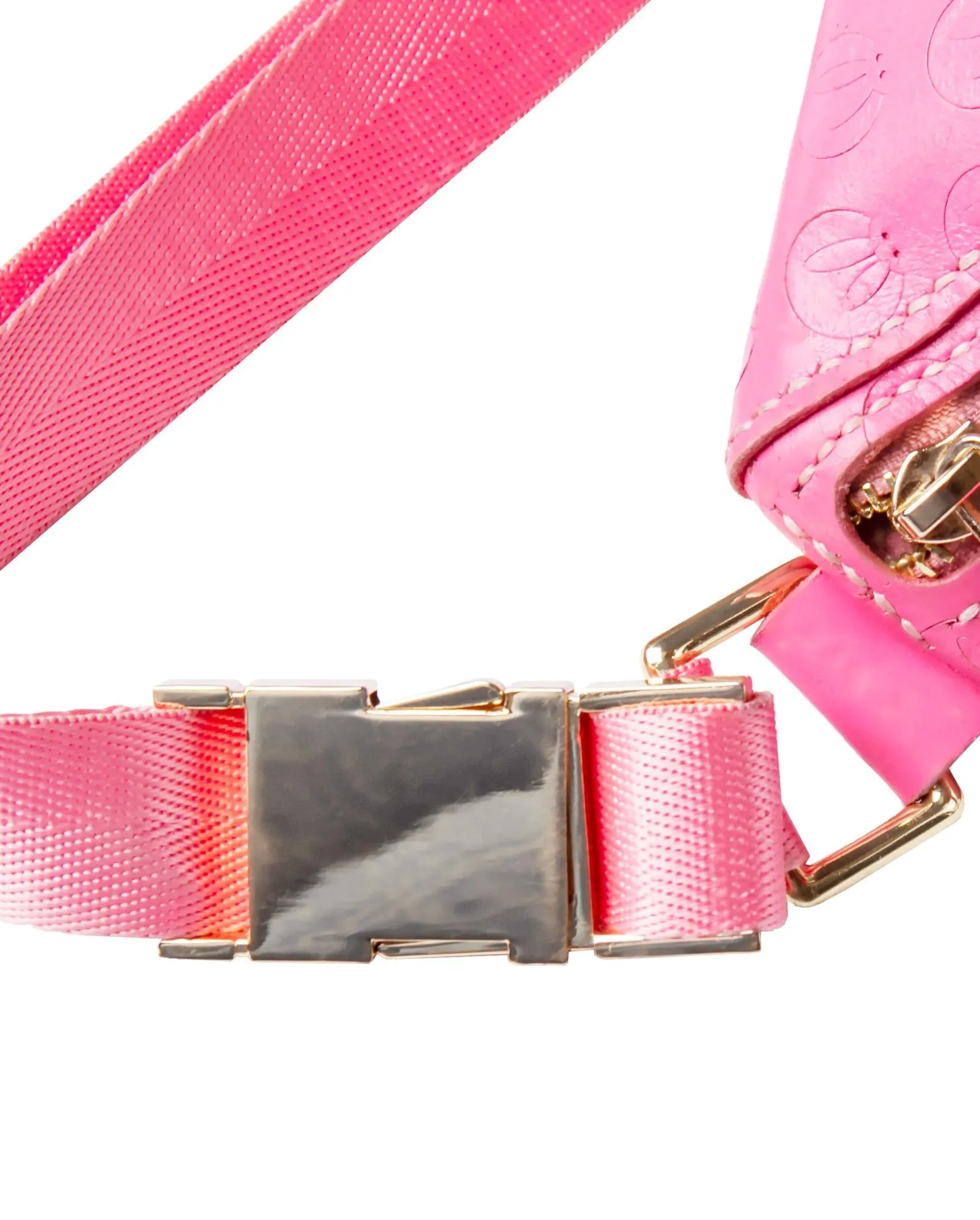 бананка розовая с кольцом и принтом в Мурманске