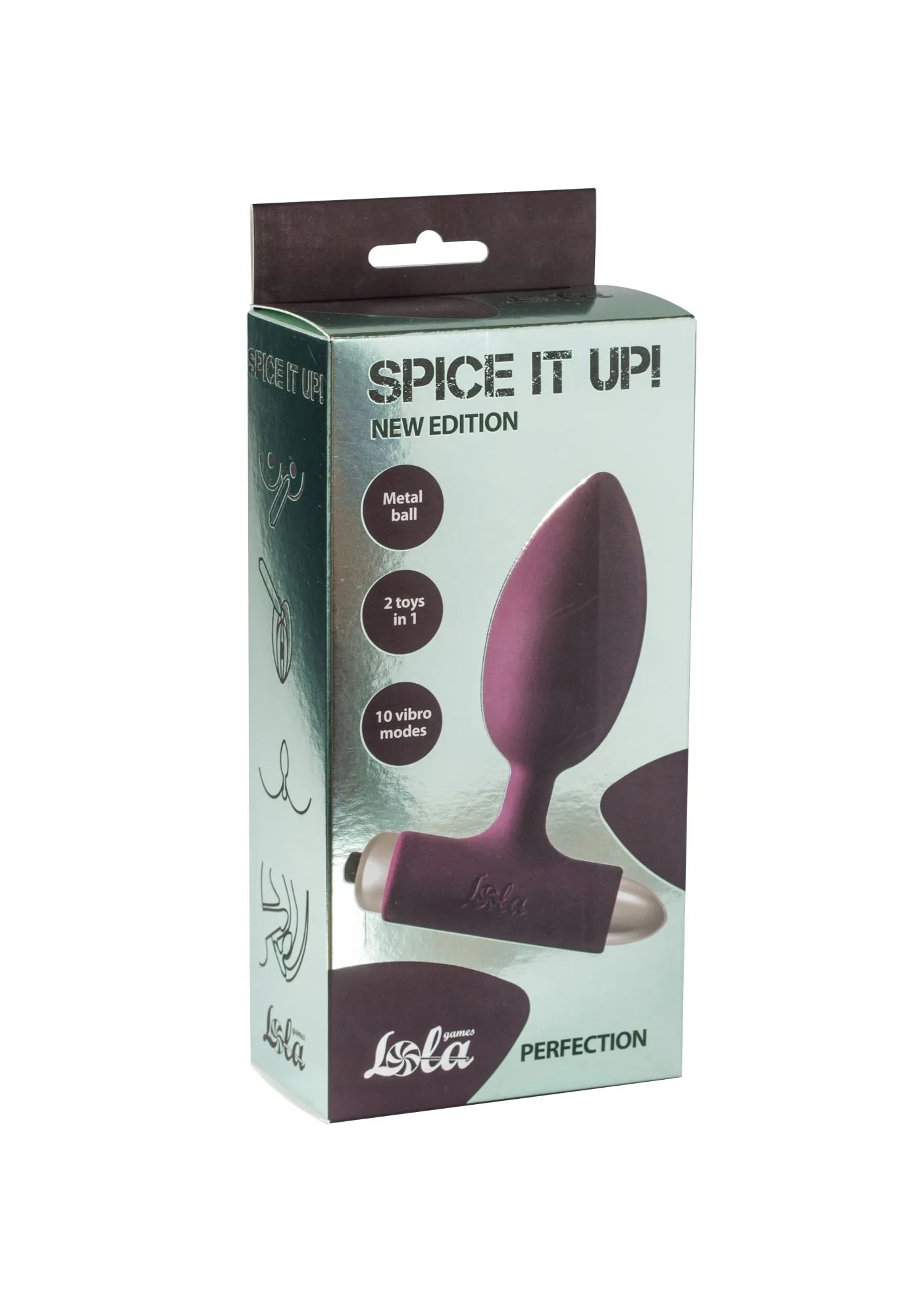 анальная пробка с вибрацией spice it up new edition perfection wine red 8014-03lola в Мурманске