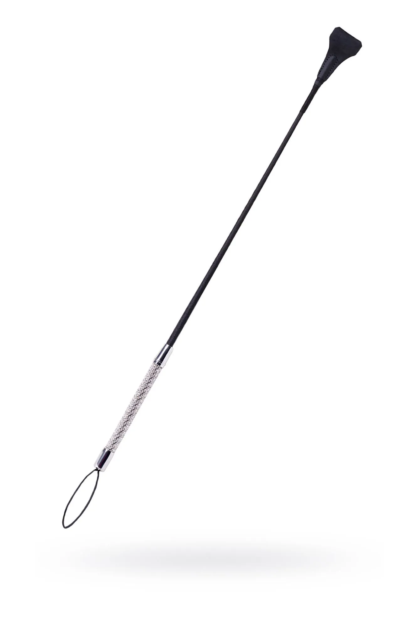 стек toyfa theatre кожаный, черный, 65 см в Мурманске