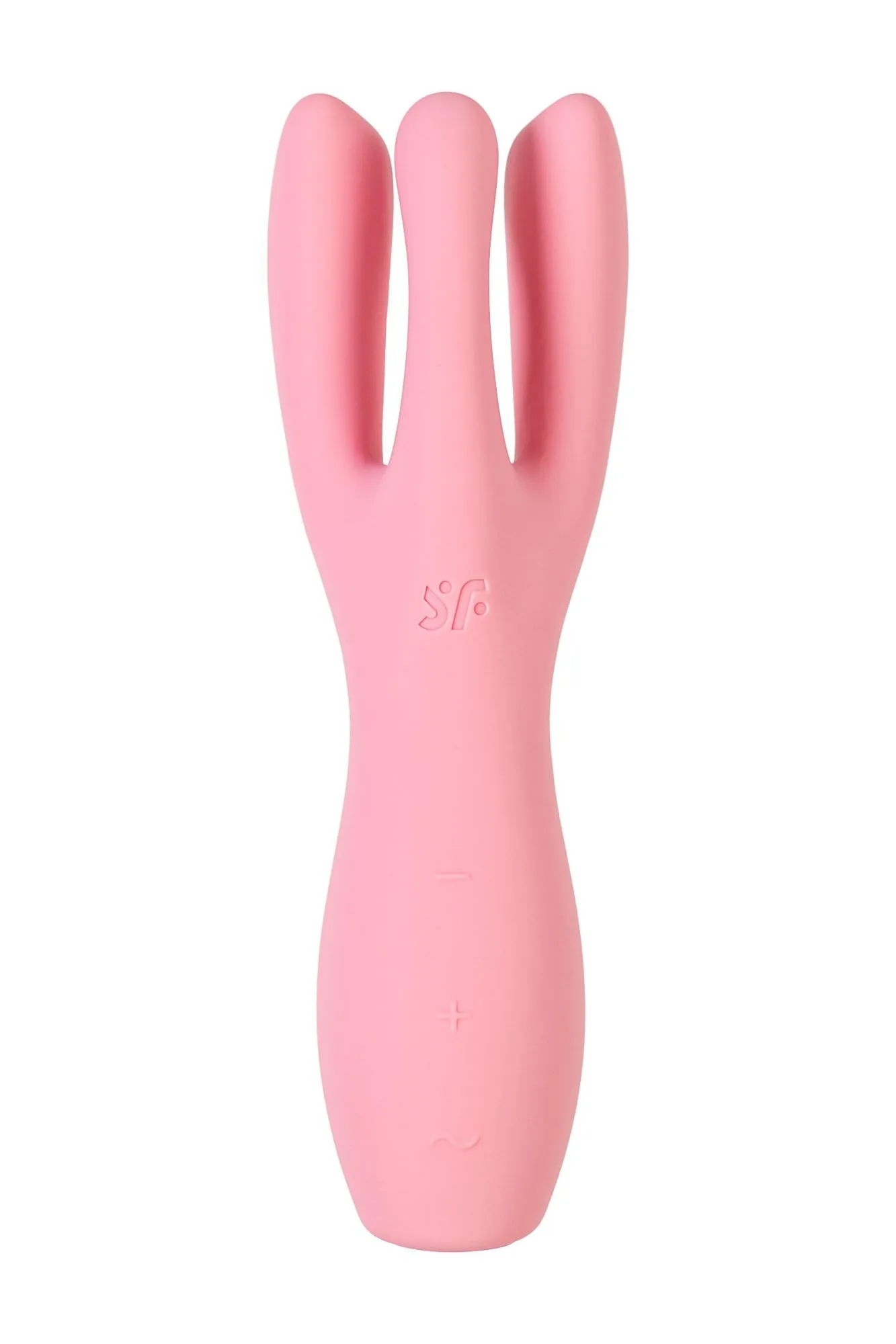 вибростимулятор satisfyer threesome 3, силикон, розовый, 14 см в Мурманске