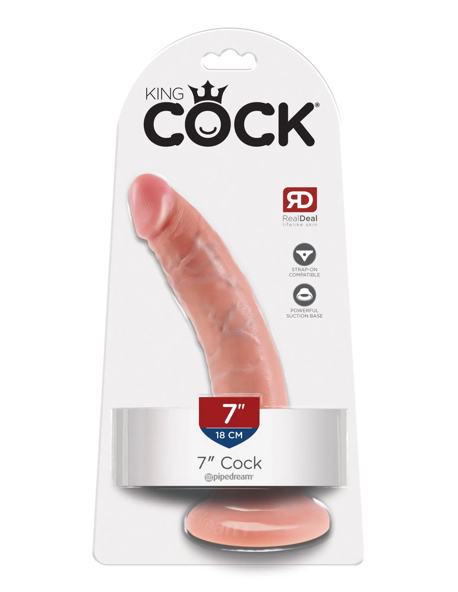 фаллоимитатор king cock 7" cock - flesh pipedream 550221pd в Мурманске
