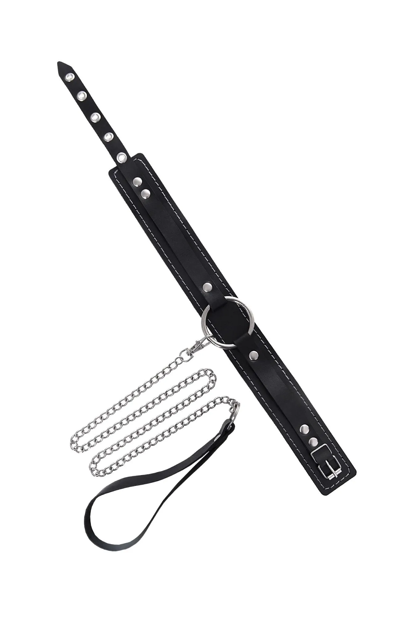 чокер-ошейник pecado bdsm, натуральная кожа, чёрный в Мурманске