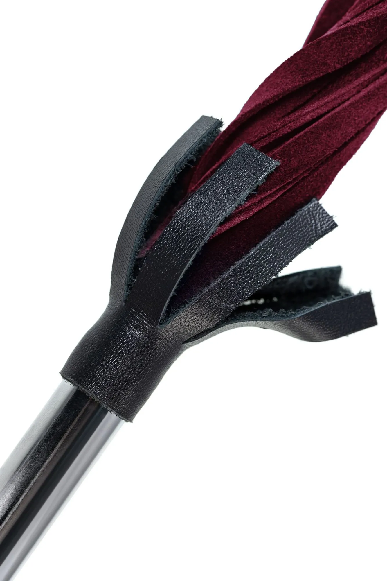 плеть pecado bdsm, «бургундия», натуральный велюр, красная в Мурманске