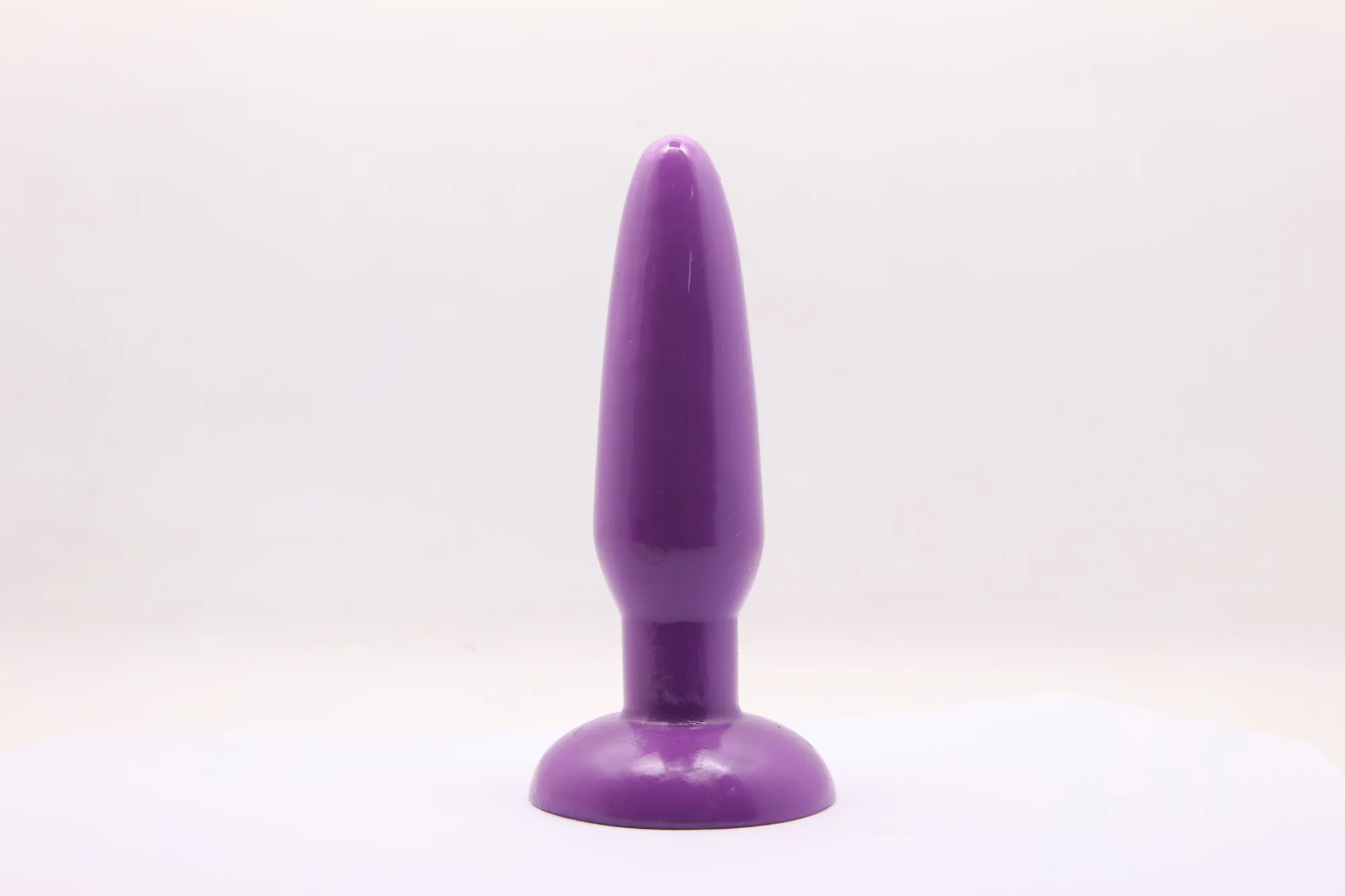 анальная пробка с присоской 3,7 см purple bi-017001r в Мурманске