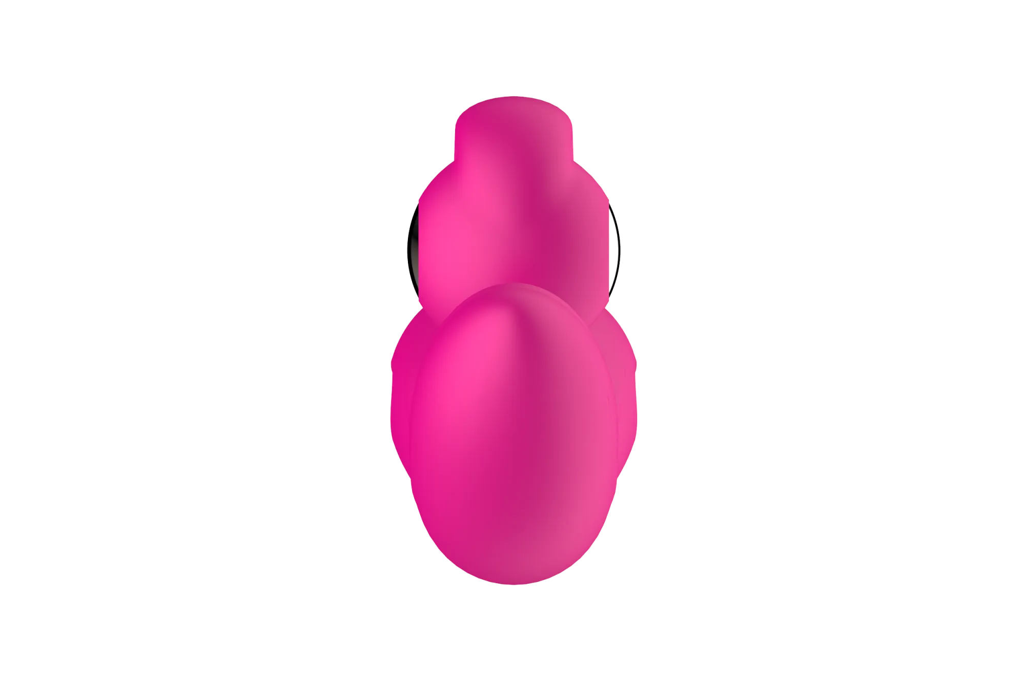силиконовый вибратор-кролик с функцией вращения sw3052-hot-pink в Мурманске