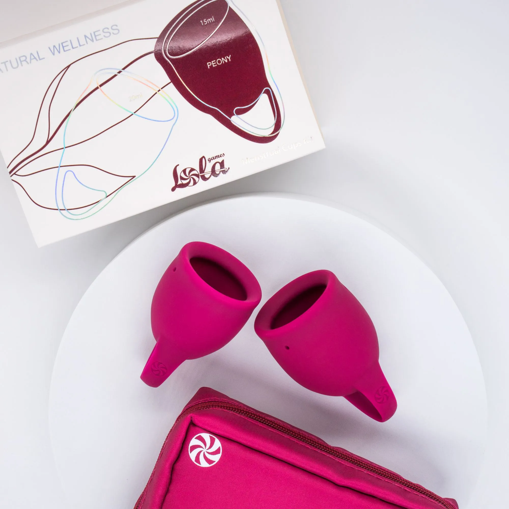 набор менструальных чаш natural wellness peony 4000-03lola в Мурманске