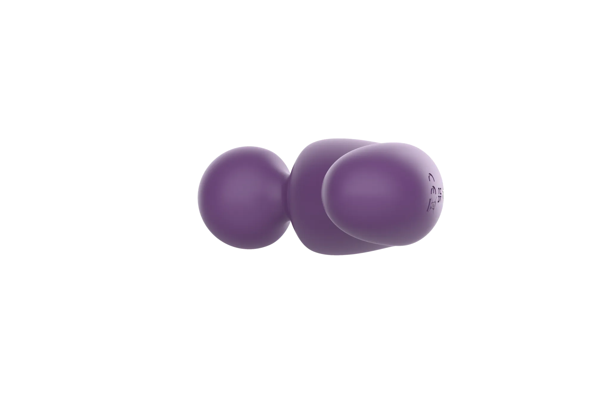 вибратор- вонд с изогнутым корпусом secwell sw24125-purple в Мурманске