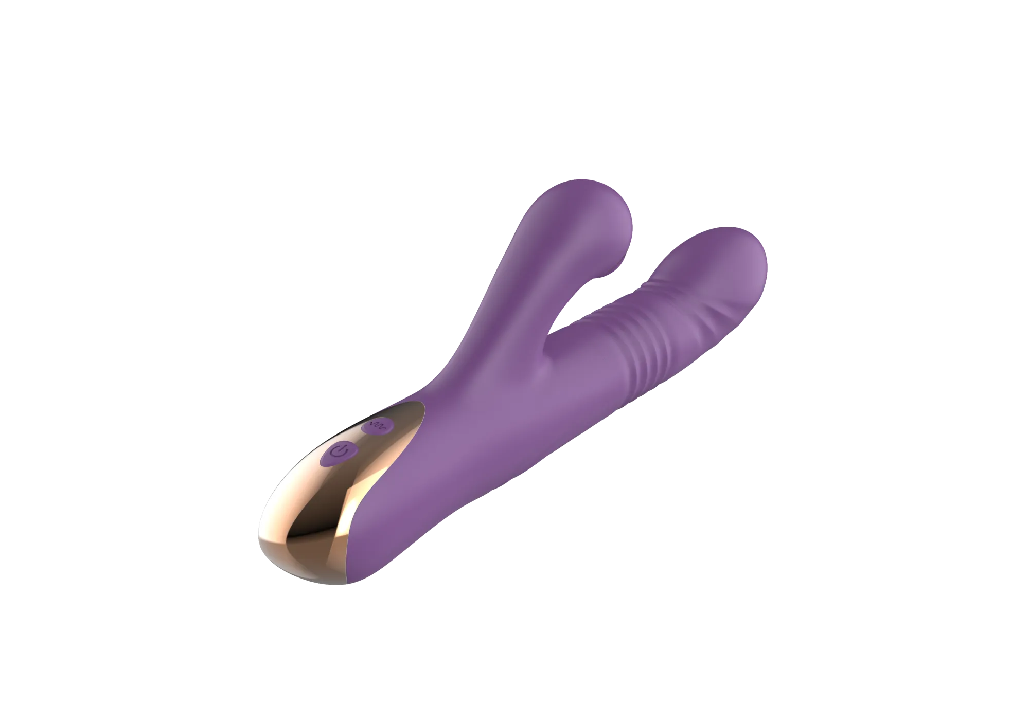 силиконовый вибратор с возвратно-поступательной стимуляцией sw24126-purple в Мурманске