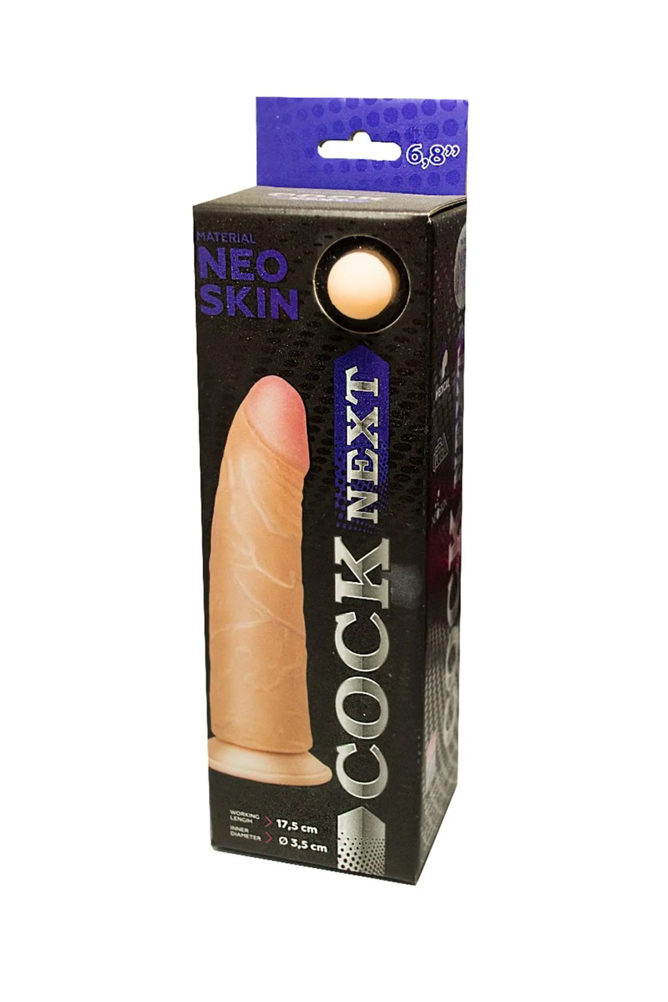 фаллоимитатор cock next lovetoy, tpr, телесный, 19 см в Мурманске