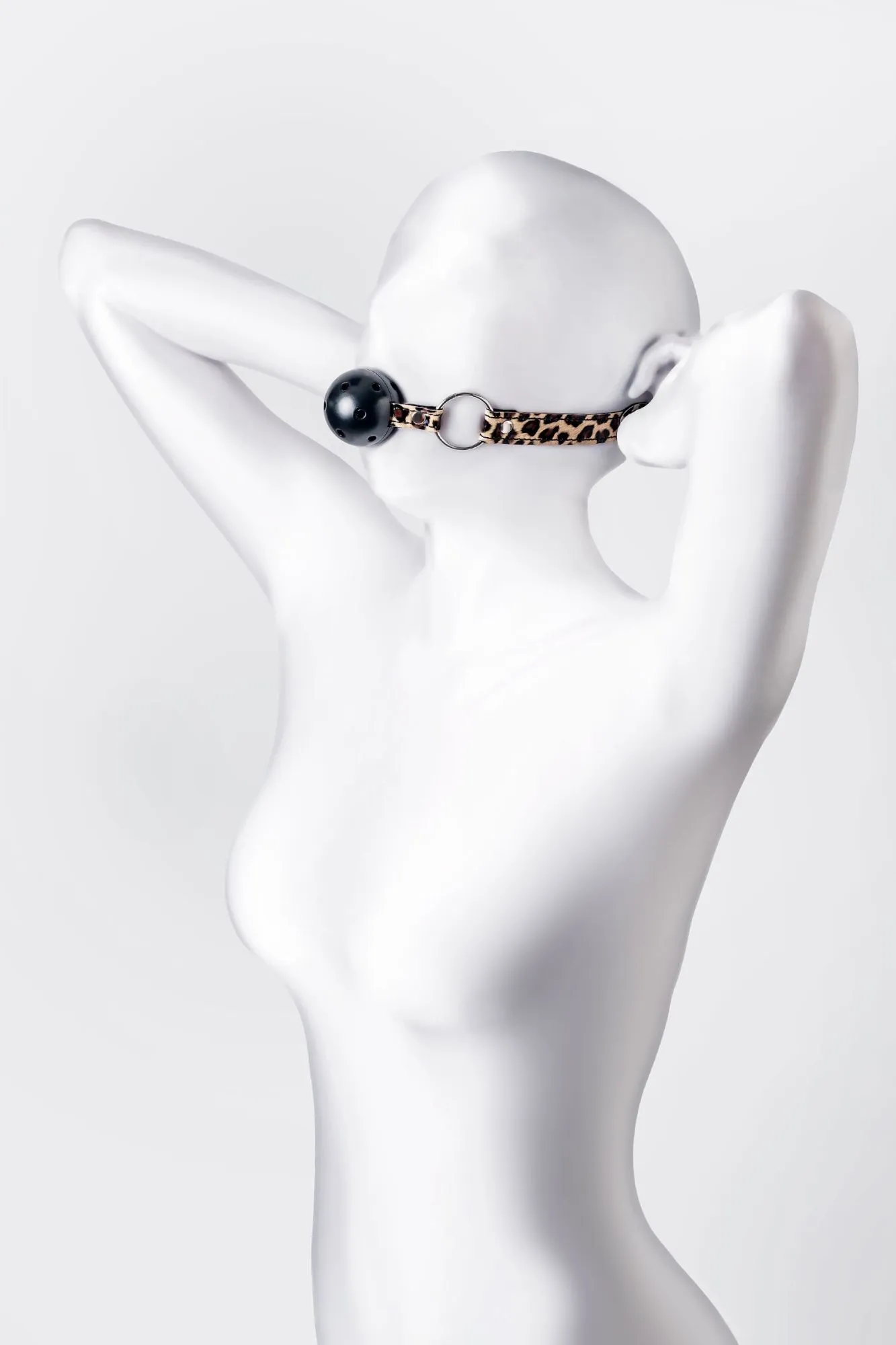 кляп anonymo #0302, abs пластик, черный, 64 см в Мурманске