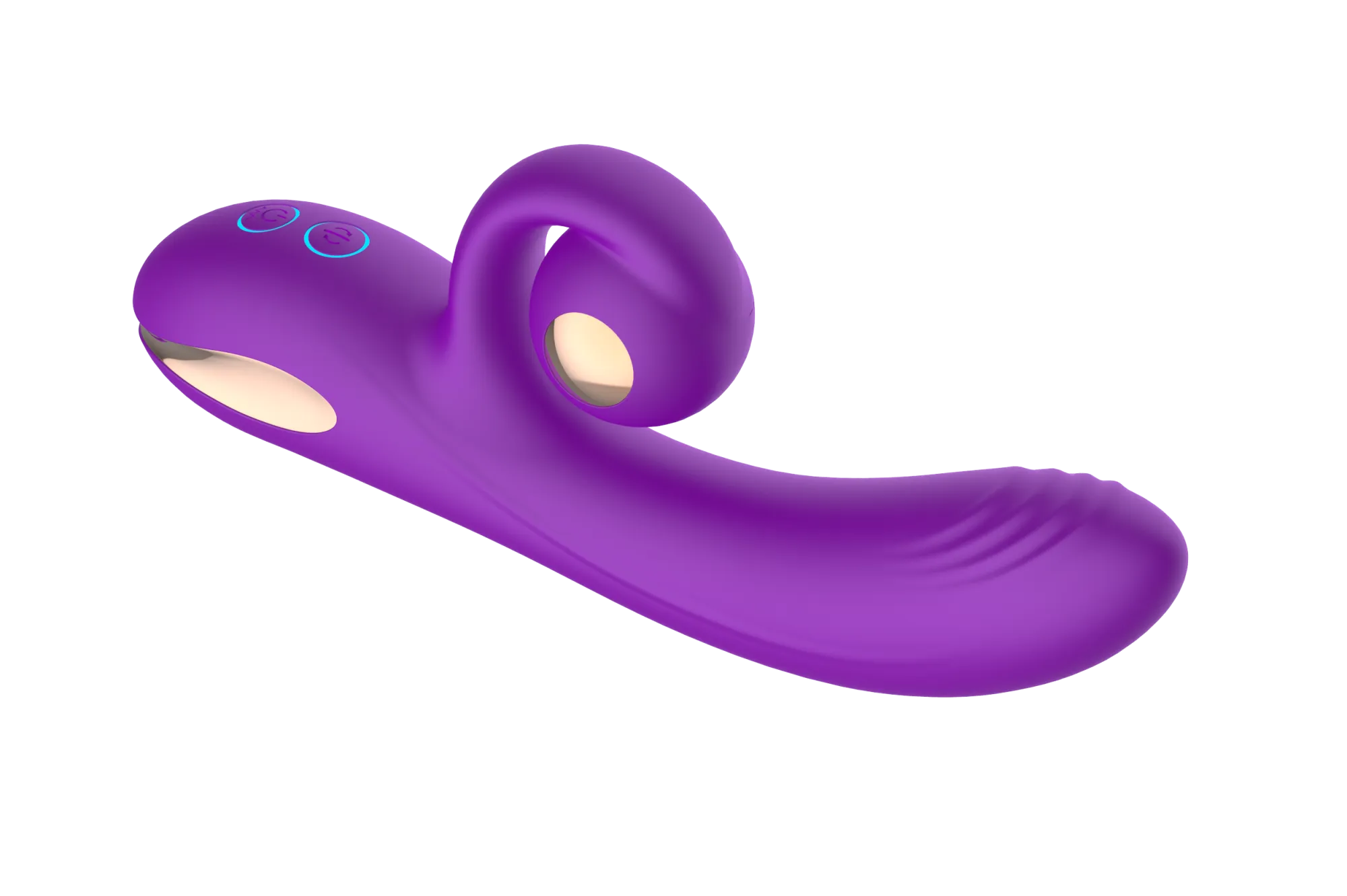 силиконовый вибратор-кролик с функцией вращения sw3052-purple в Мурманске