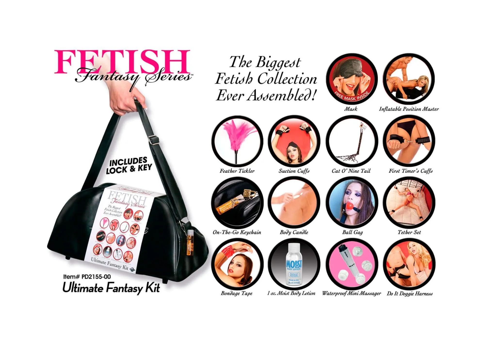 фетиш-набор pipedream ultimate fantasy kit, с сумкой в Мурманске