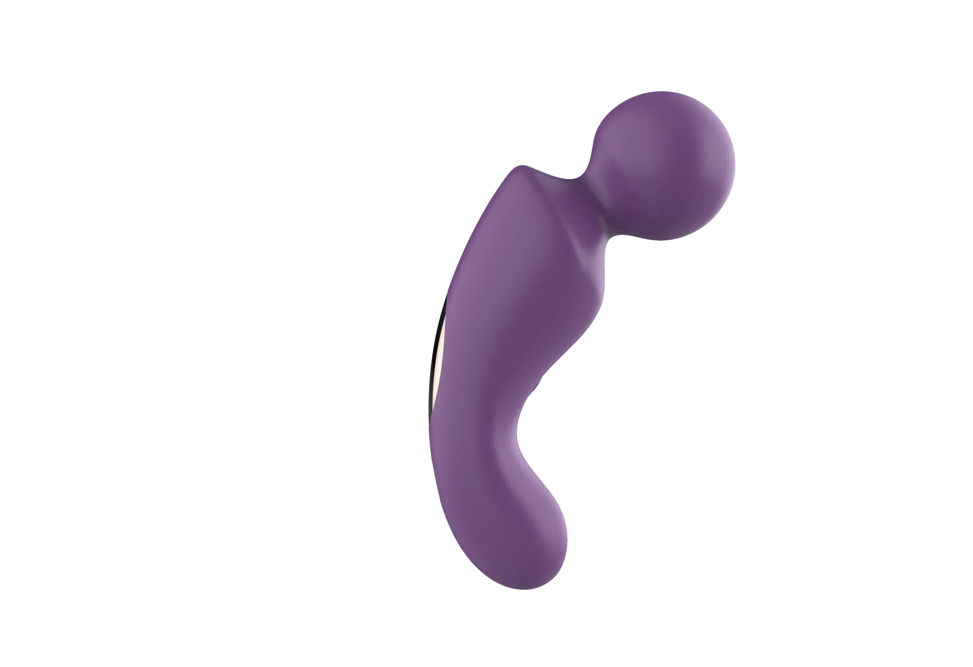 вибратор- вонд с изогнутым корпусом secwell sw24125-purple в Мурманске