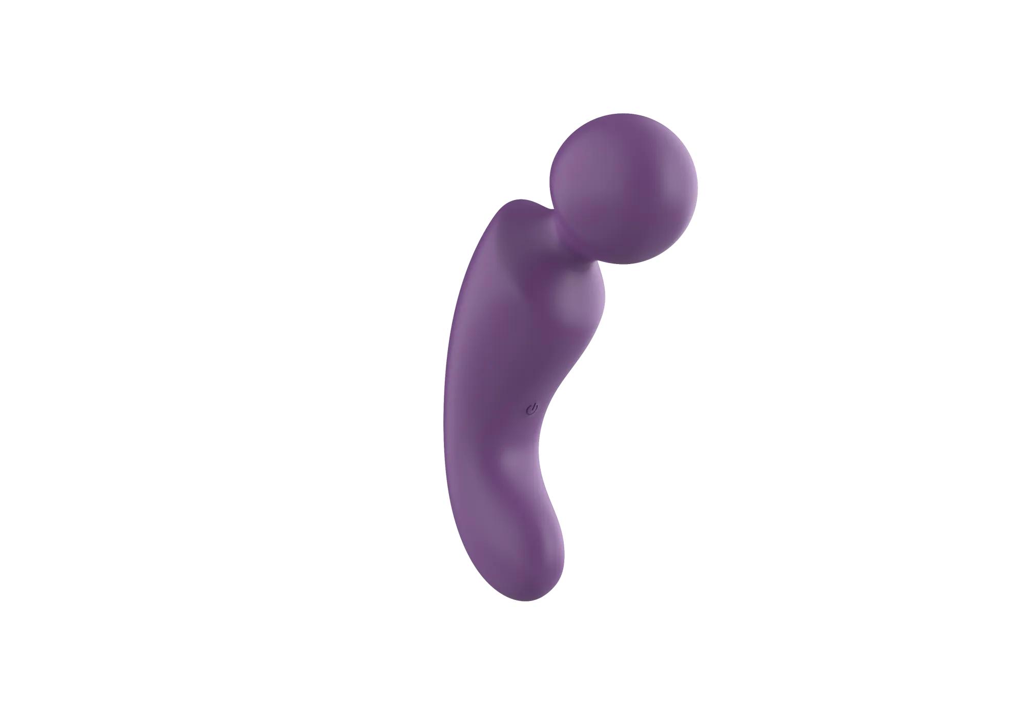 вибратор- вонд с изогнутым корпусом secwell sw24125-purple в Мурманске