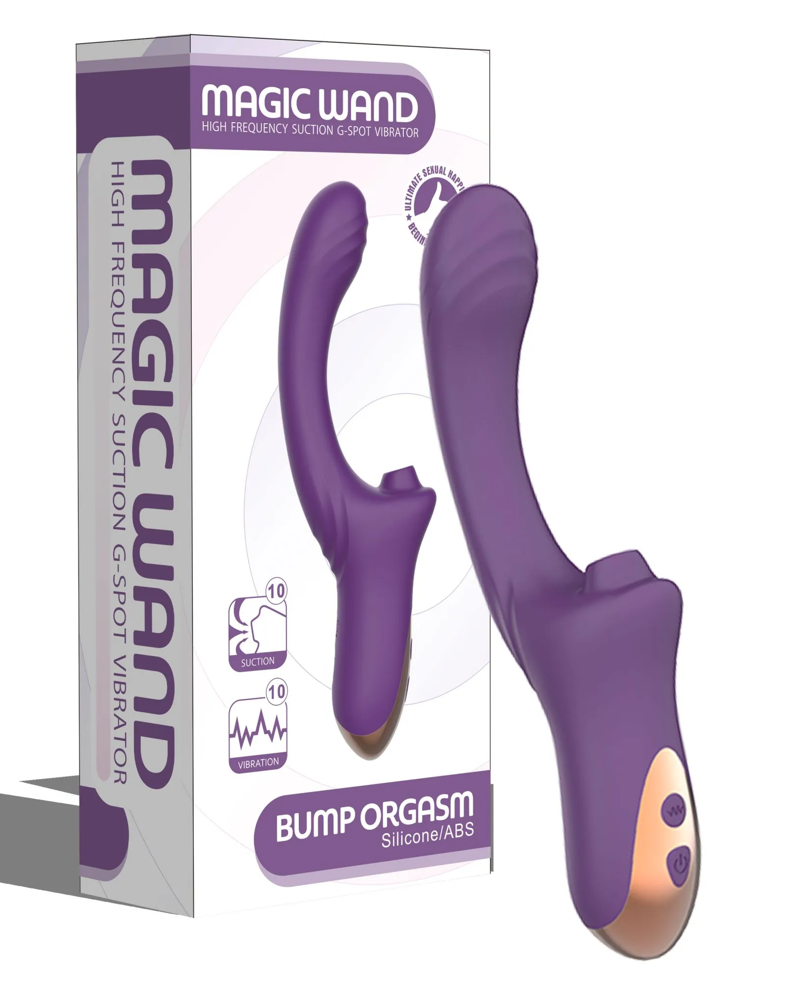 вагинально-клиторальный вибратор secwell sw3044-purple в Мурманске